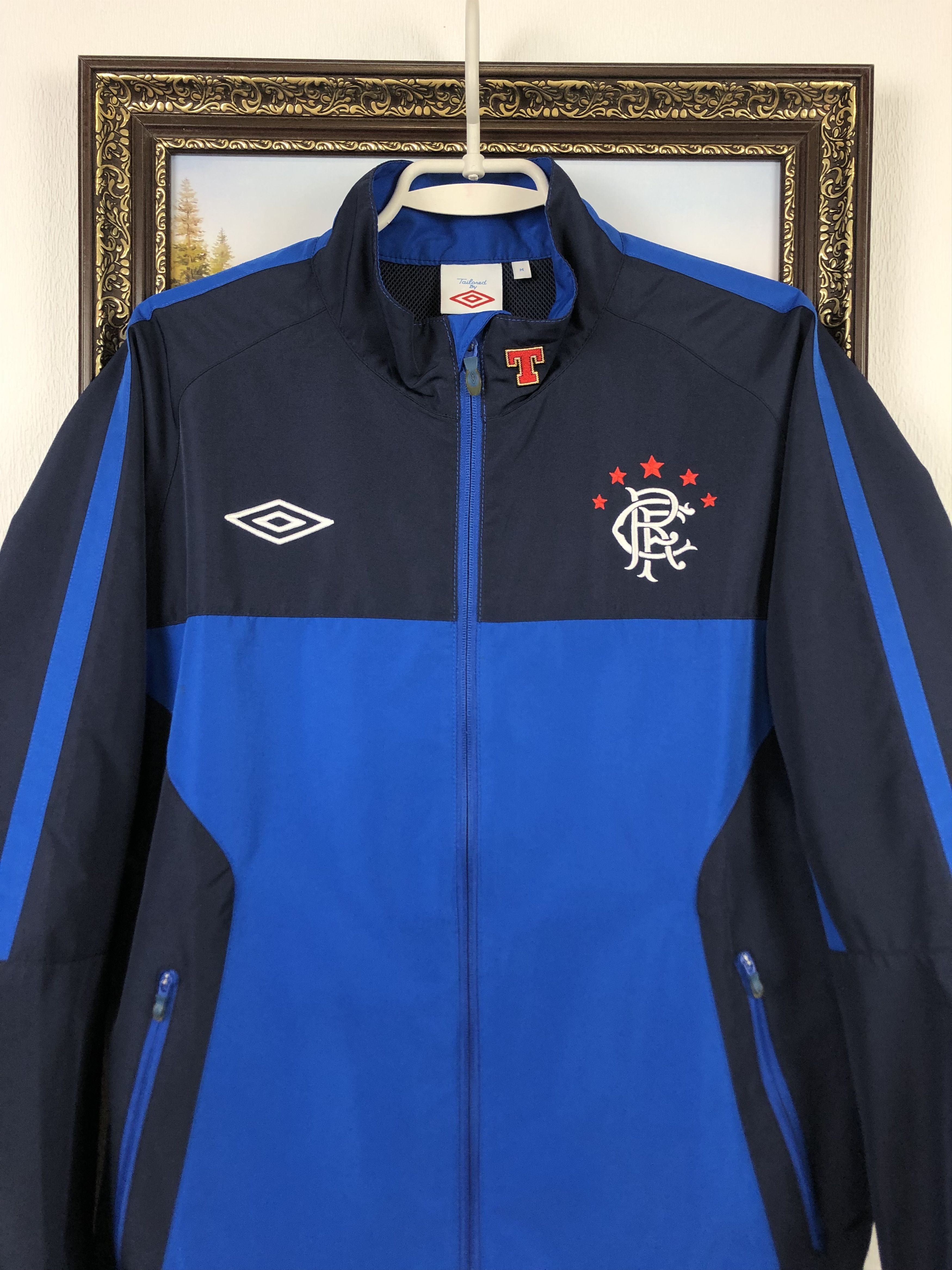 Vintage Vintage Rangers Football Sweatshirt Soccer Jacket Track Top Size US M / EU 48-50 / 2 - 2 Thumbnail
