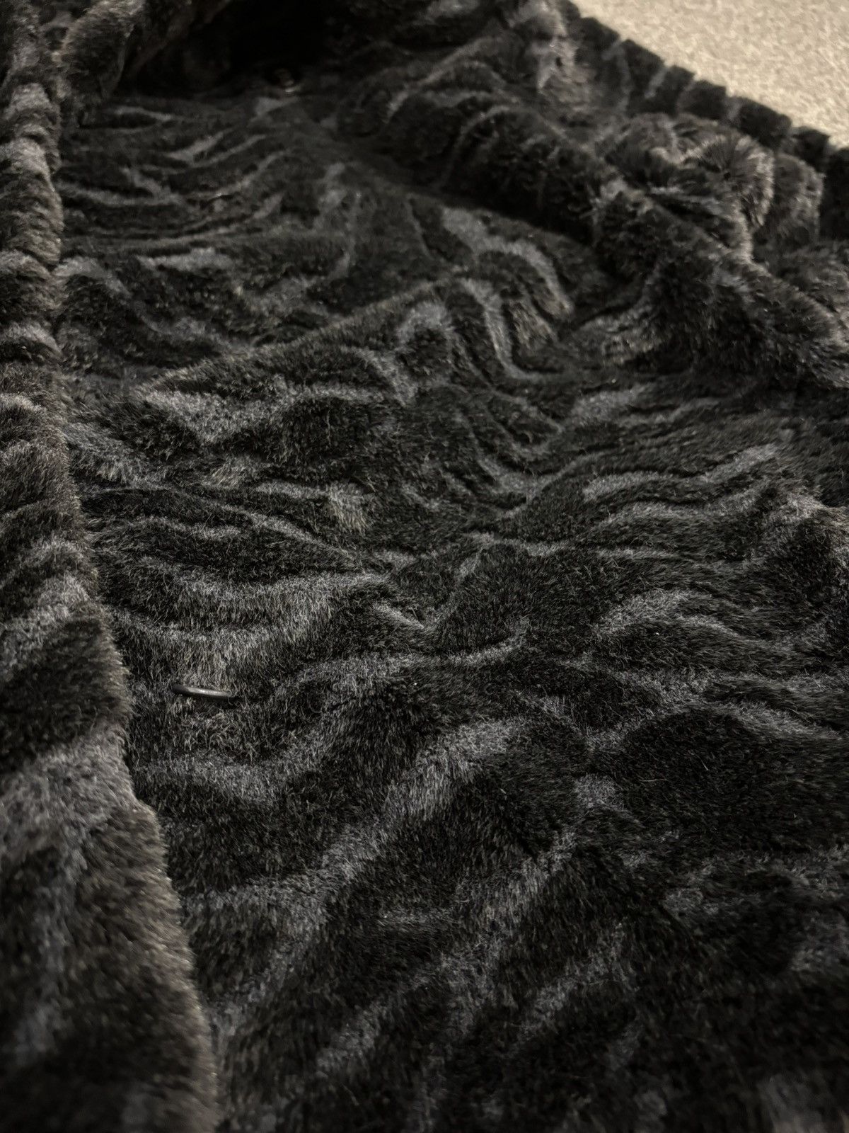 Designer × Vintage Retro Fur Patterned Big Hood Jacket Size US L / EU 52-54 / 3 - 2 Thumbnail