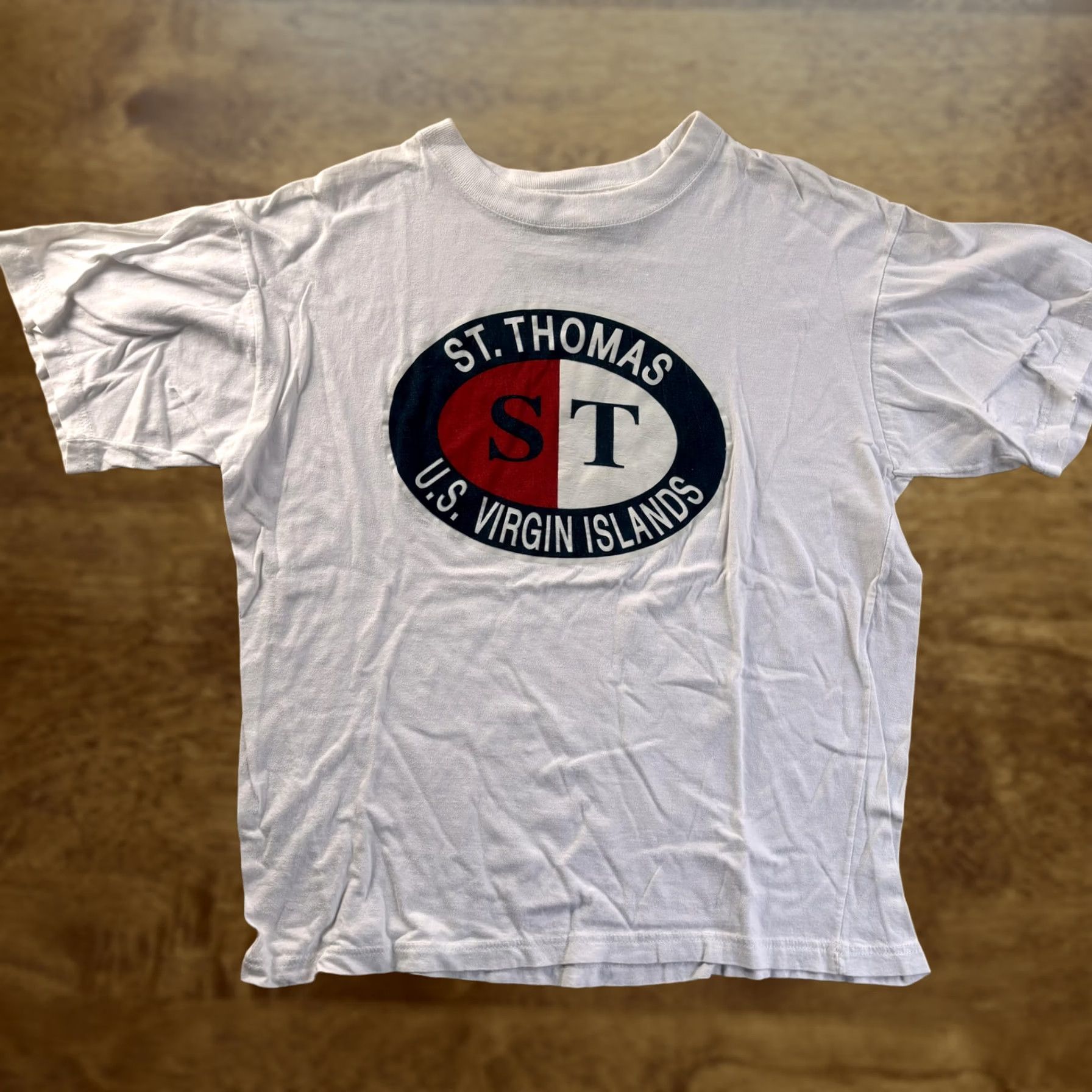 Paradise Vintage Paradise St. Thomas U.S. Virgin Islands Shirt Mens XL White Tee Size US XL / EU 56 / 4 - 1 Thumbnail