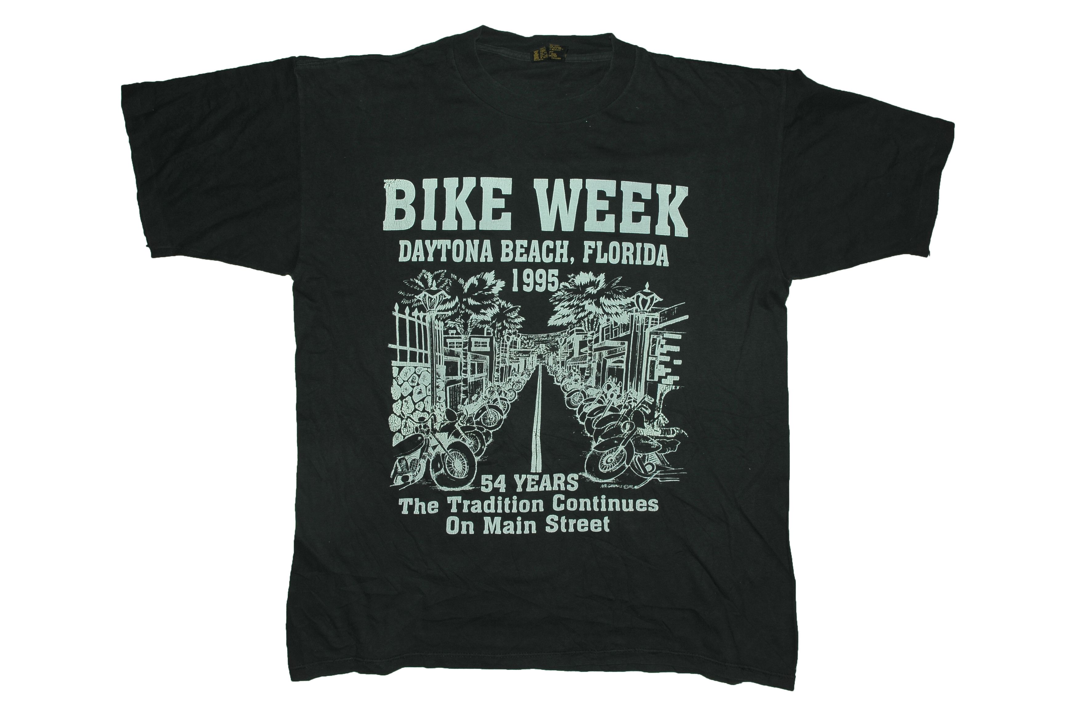 Brockum Vintage 1995 Bike Week Daytona Beach T-shirt Size US XL / EU 56 / 4 - 1 Thumbnail
