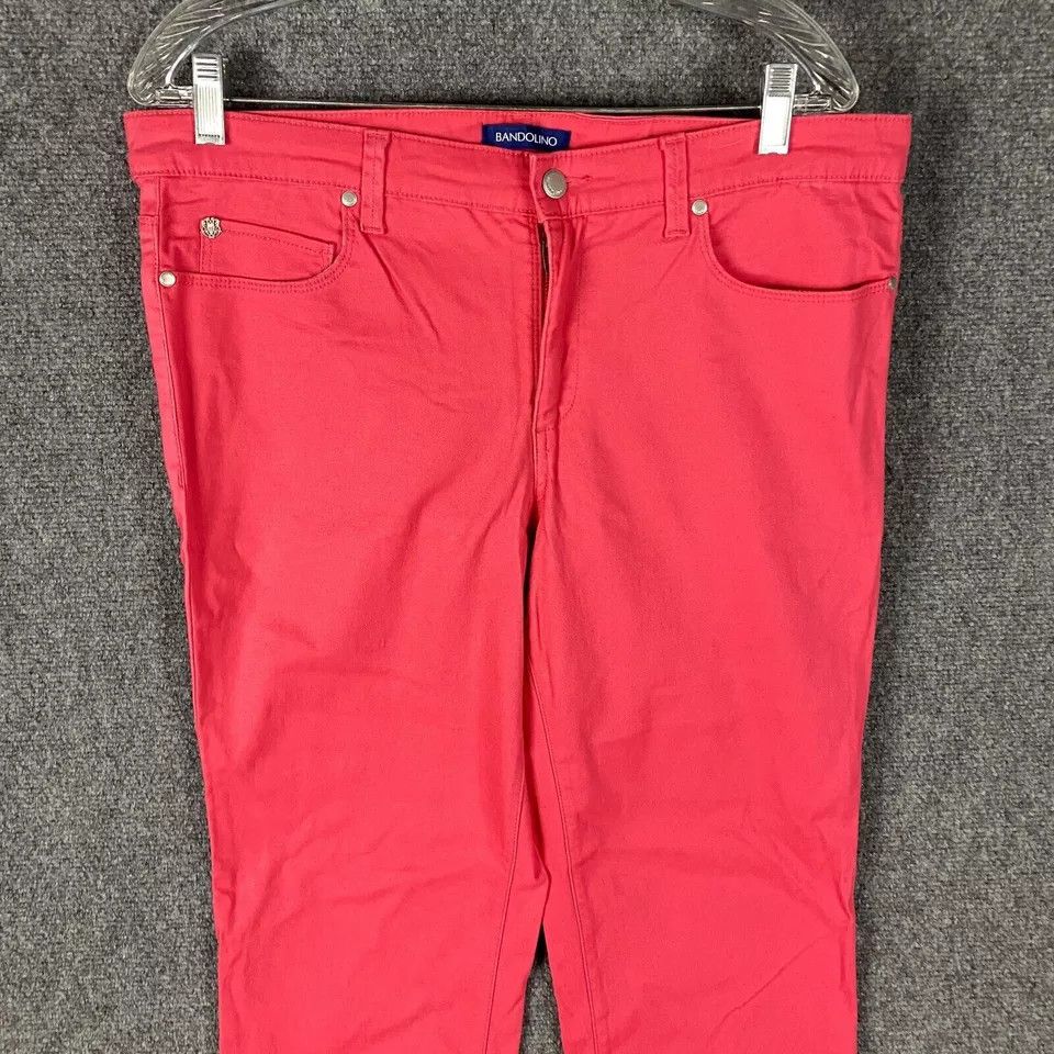Other Bondolino Selene Jeans Women's Size 12 Stretch Pink Mid Rise Size 34" / US 12 / IT 48 - 2 Thumbnail