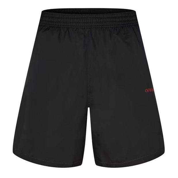 image of Off White O1G2R1Mq0524 Swimwear Shorts In Black Green in Black/Green, Men's (Size 32)