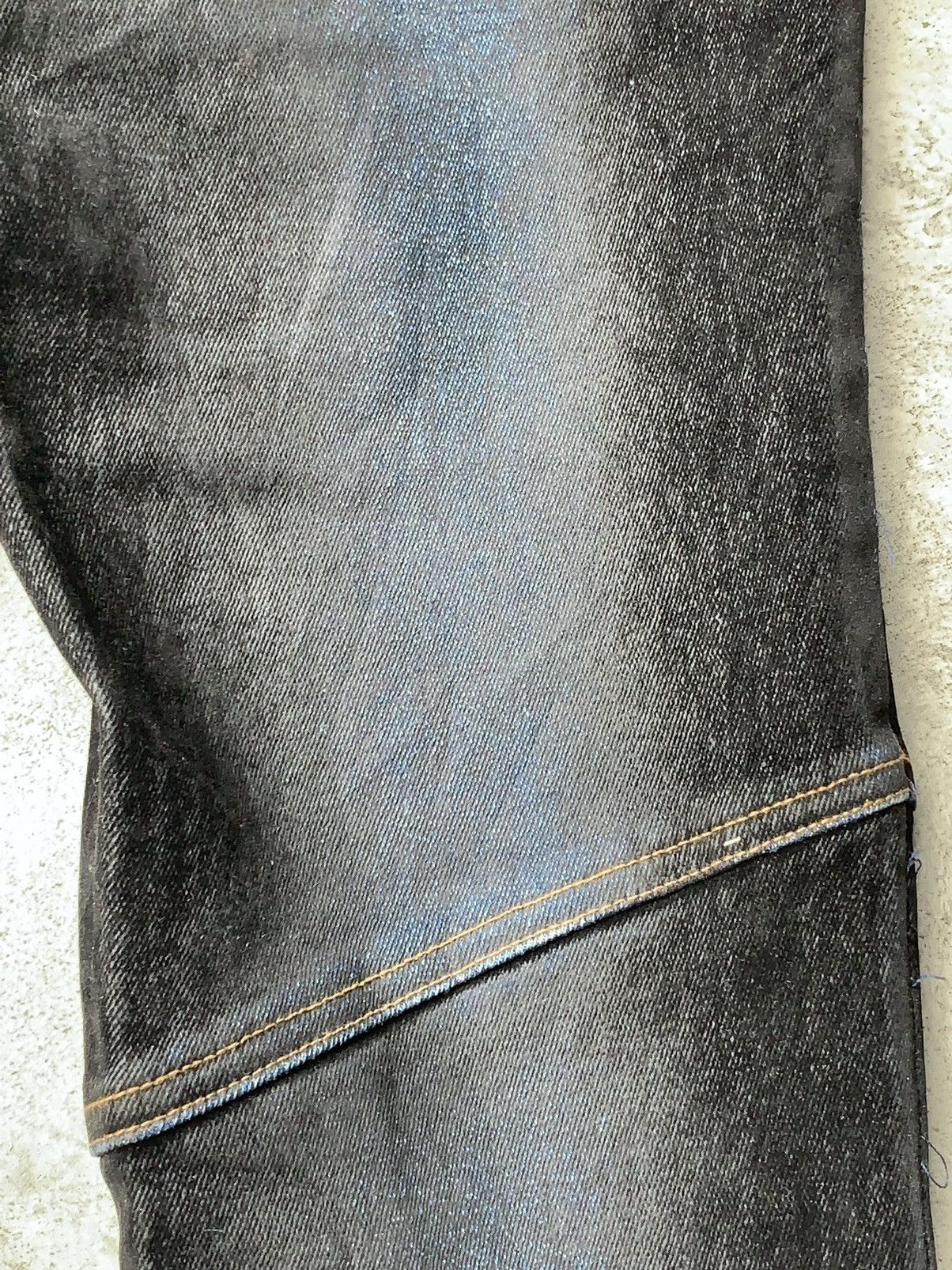 Japanese Brand vertgarments velvet lace up flare jeans Size US 27 - 6 Thumbnail