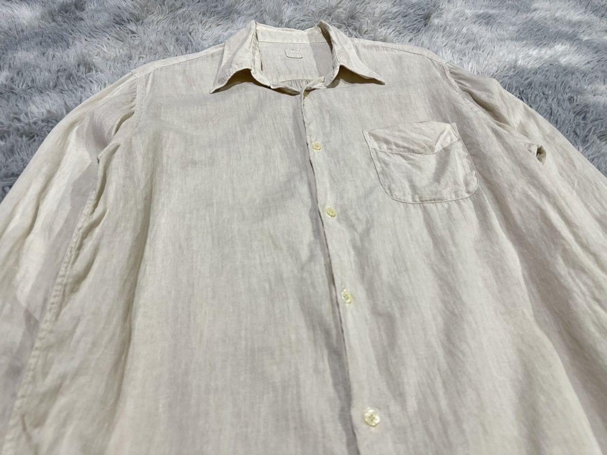 120% Lino 🔥Vintage 120% Lino Linen Shirt Size US XL / EU 56 / 4 - 2 Thumbnail
