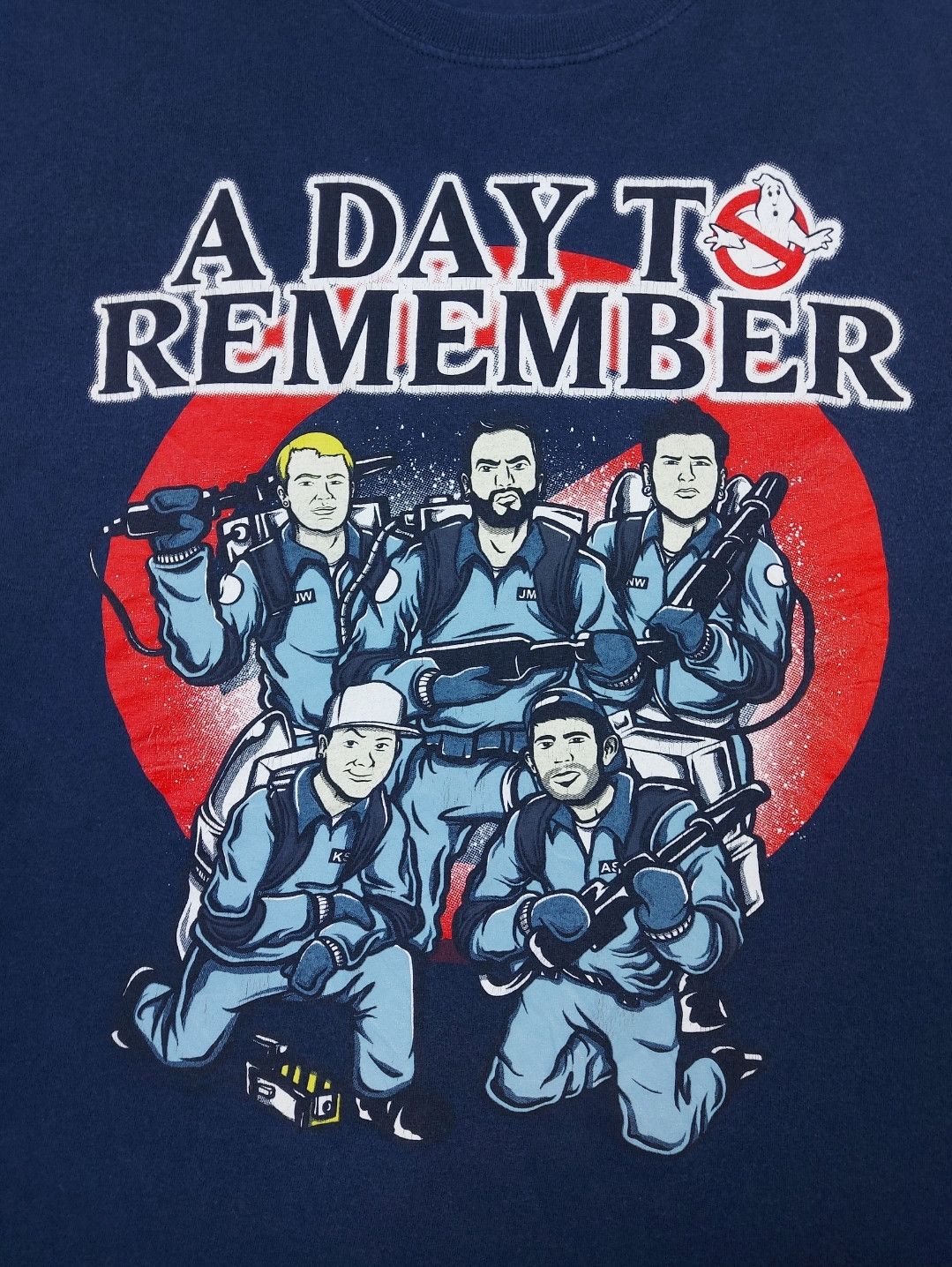 Band Tees × Vintage VTG A Day To Remember Band Ghostbusters Myspace Era EMO TEE Size US L / EU 52-54 / 3 - 2 Thumbnail