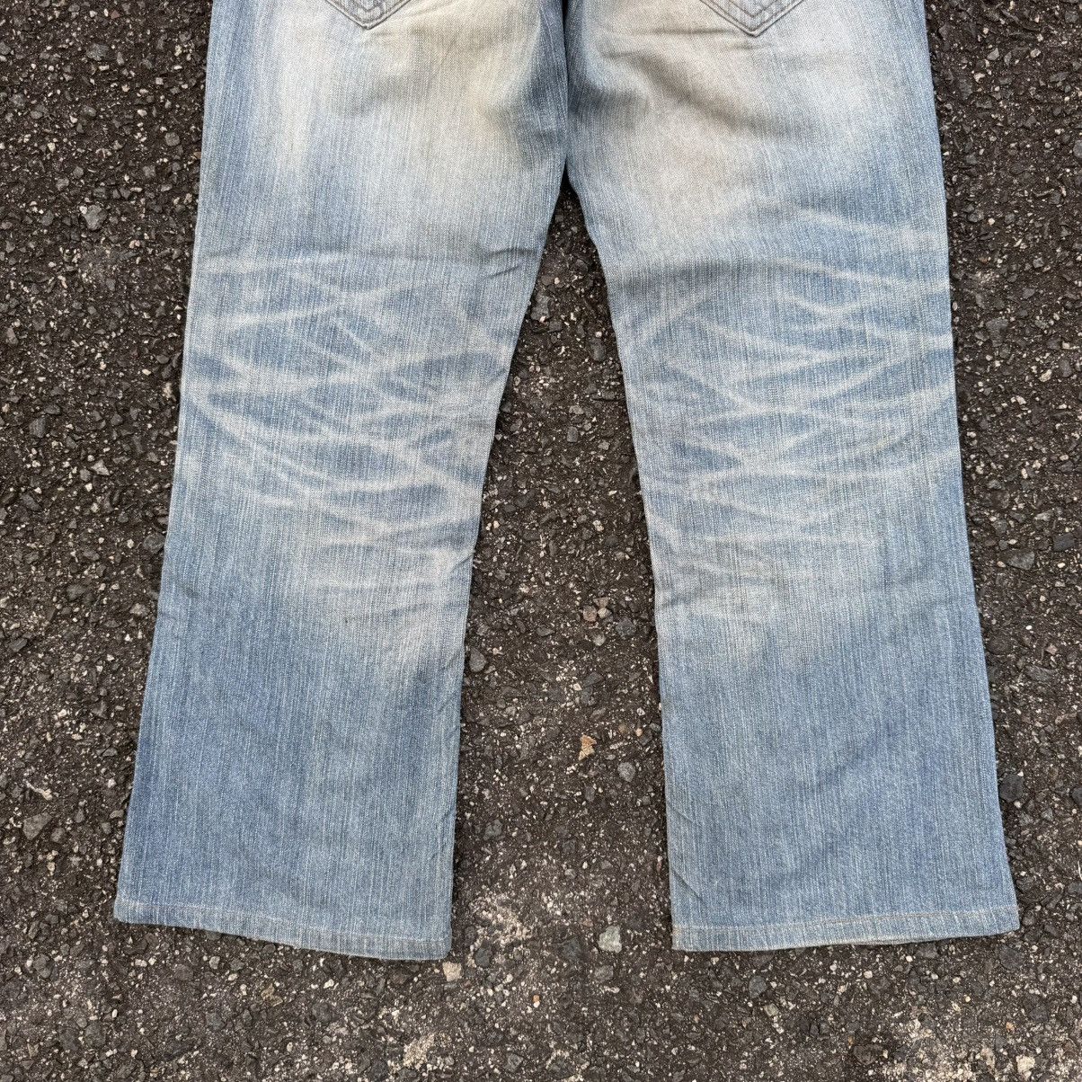 Edwin VINTAGE EDWIN FLARE FADED RIPPEP JEAN DENIM PANTS Size US 35 - 11 Thumbnail