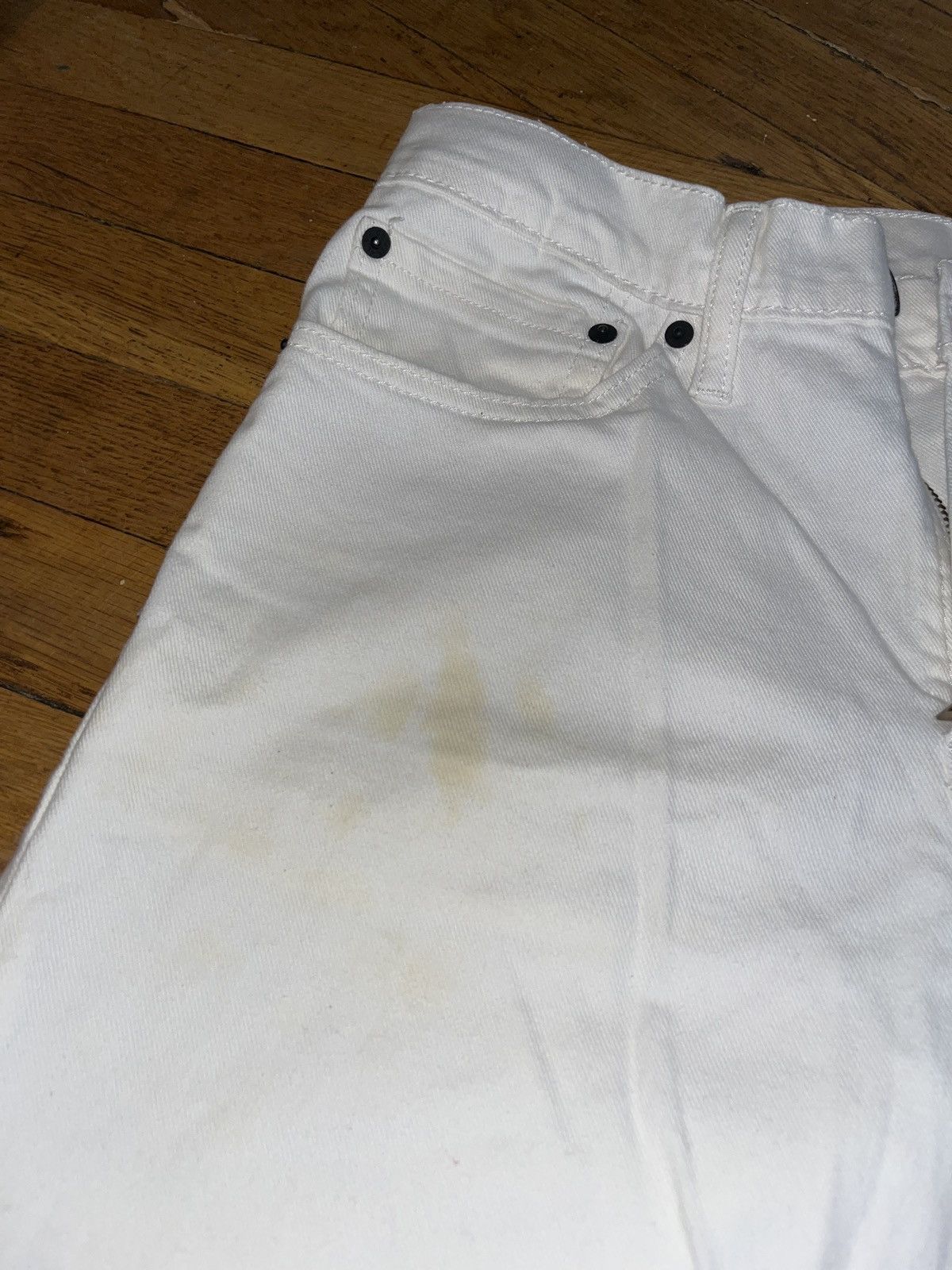 Levi's Vintage Clothing Y2K Vintage Levi’s 511 White Skinny Jeans Size US 33 - 3 Thumbnail