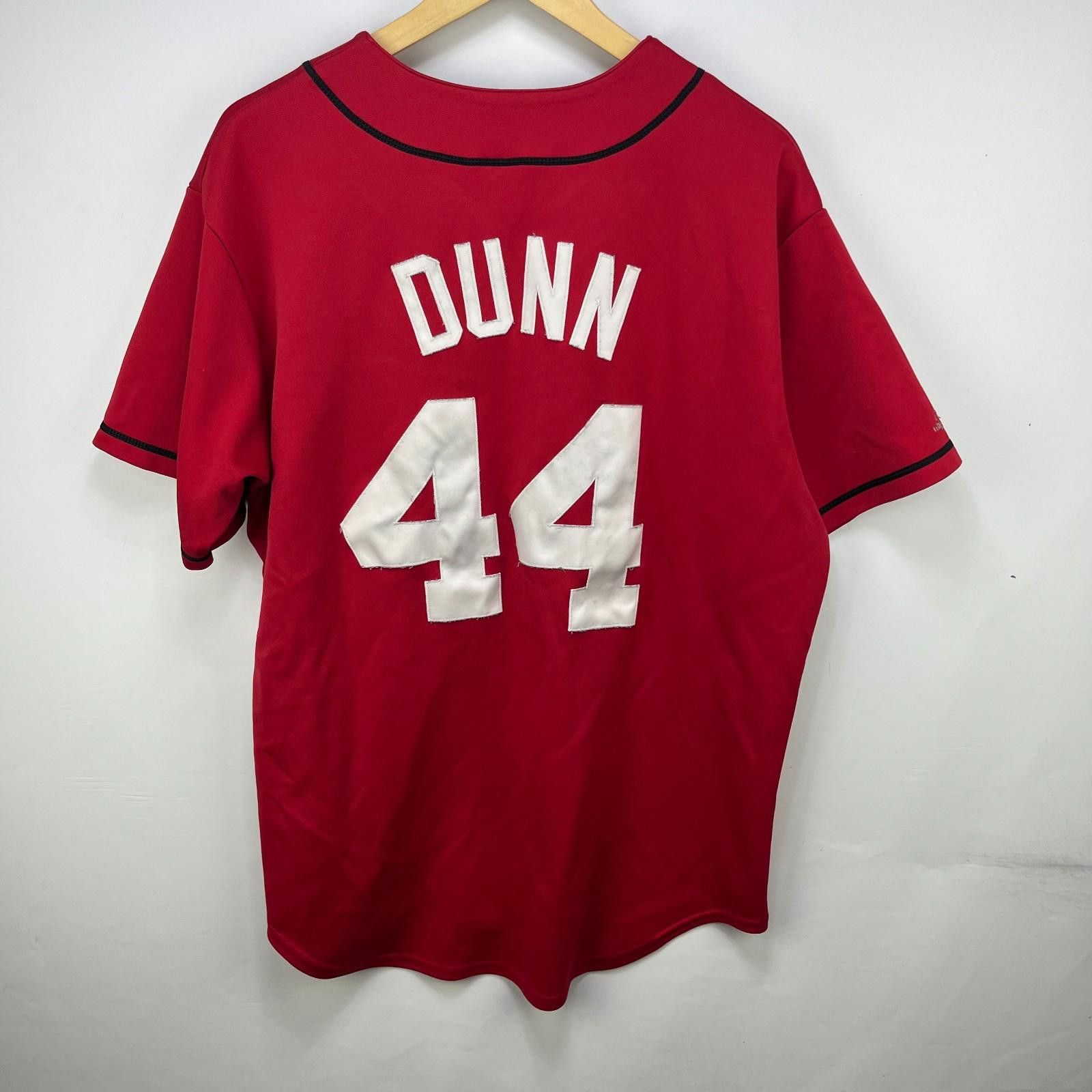 Majestic Vintage Cincinnati Reds Baseball Jersey #44 Adam Dunn XL Size ONE SIZE - 3 Thumbnail