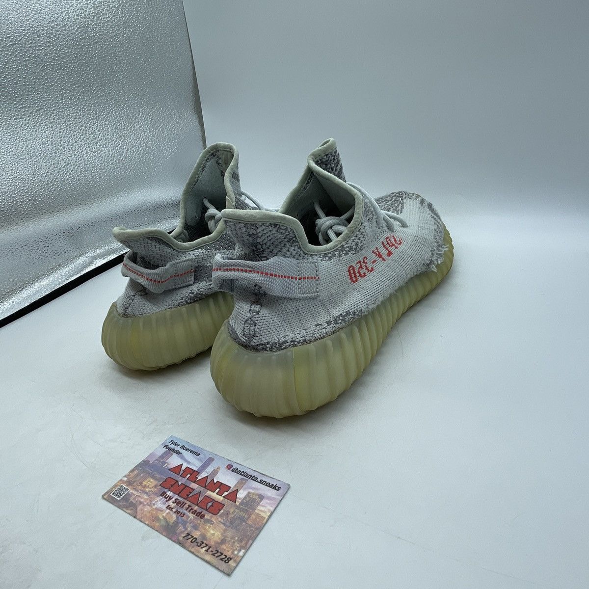Adidas Yeezy boost 350 blue tint Size US 14 / EU 47 - 5 Thumbnail