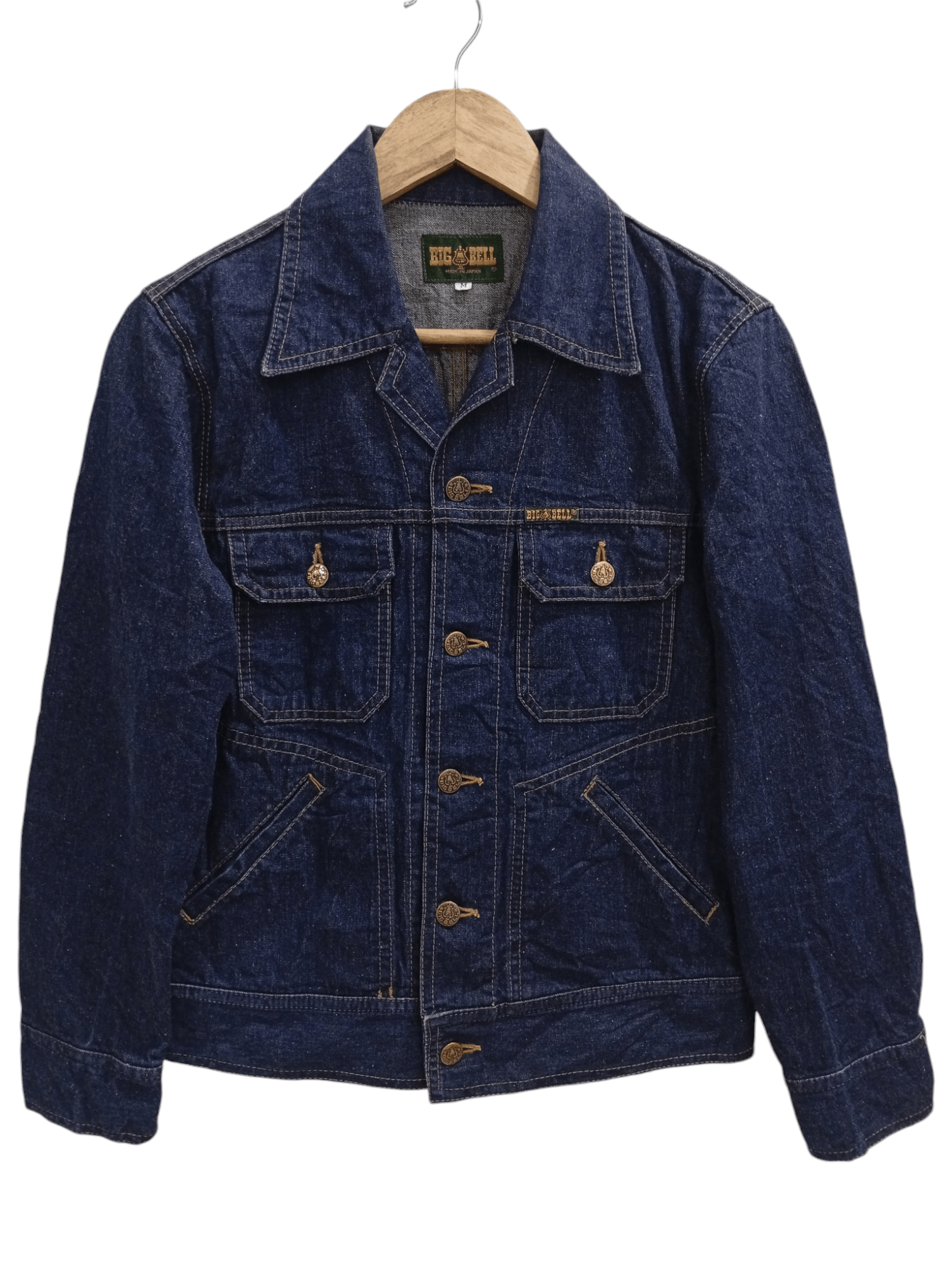 Japanese Brand × Vintage 🔥🔥Vintage Big Bell Denim Trucker Jacket Size US M / EU 48-50 / 2 - 1 Thumbnail