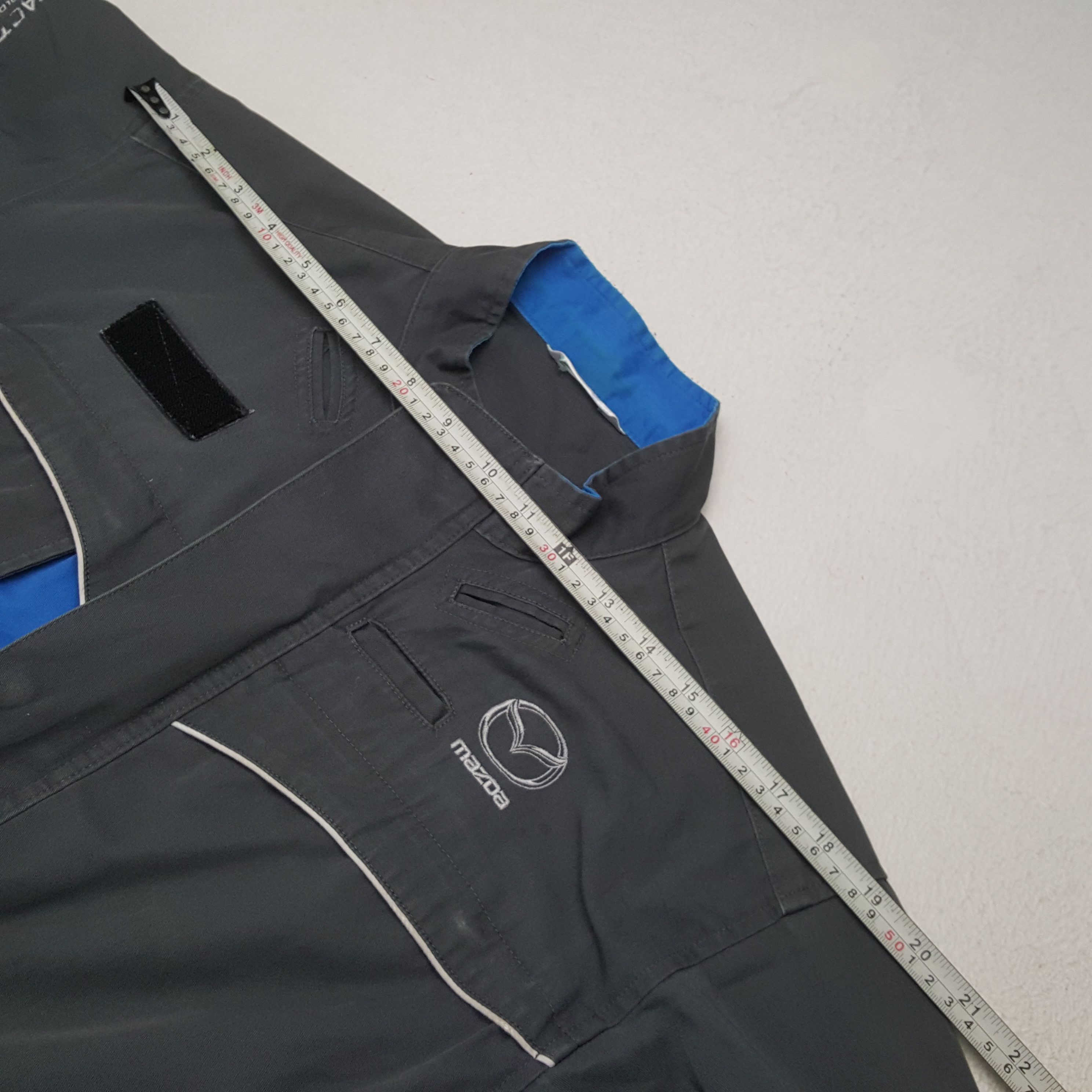 Japanese Brand × Vintage Vintage MAZDA RACING Motorsport Covarall Jacket C286N11 Size US L / EU 52-54 / 3 - 10 Thumbnail