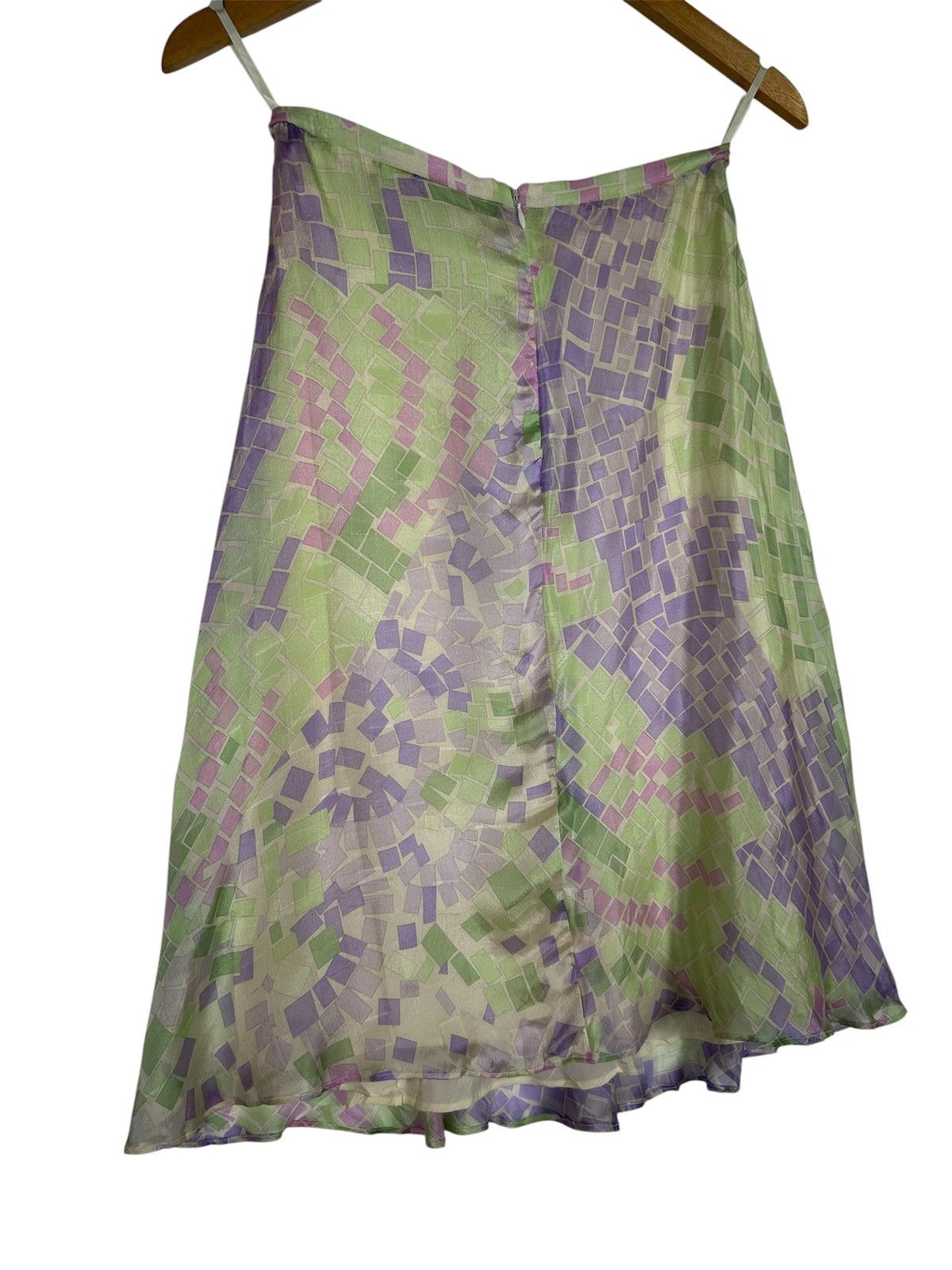 Jean-Louis Scherrer Vintage Jean-Louis Scherrer Boutique Paris Silk Midi Skirt Size 27" / US 4 / IT 40 - 11 Thumbnail