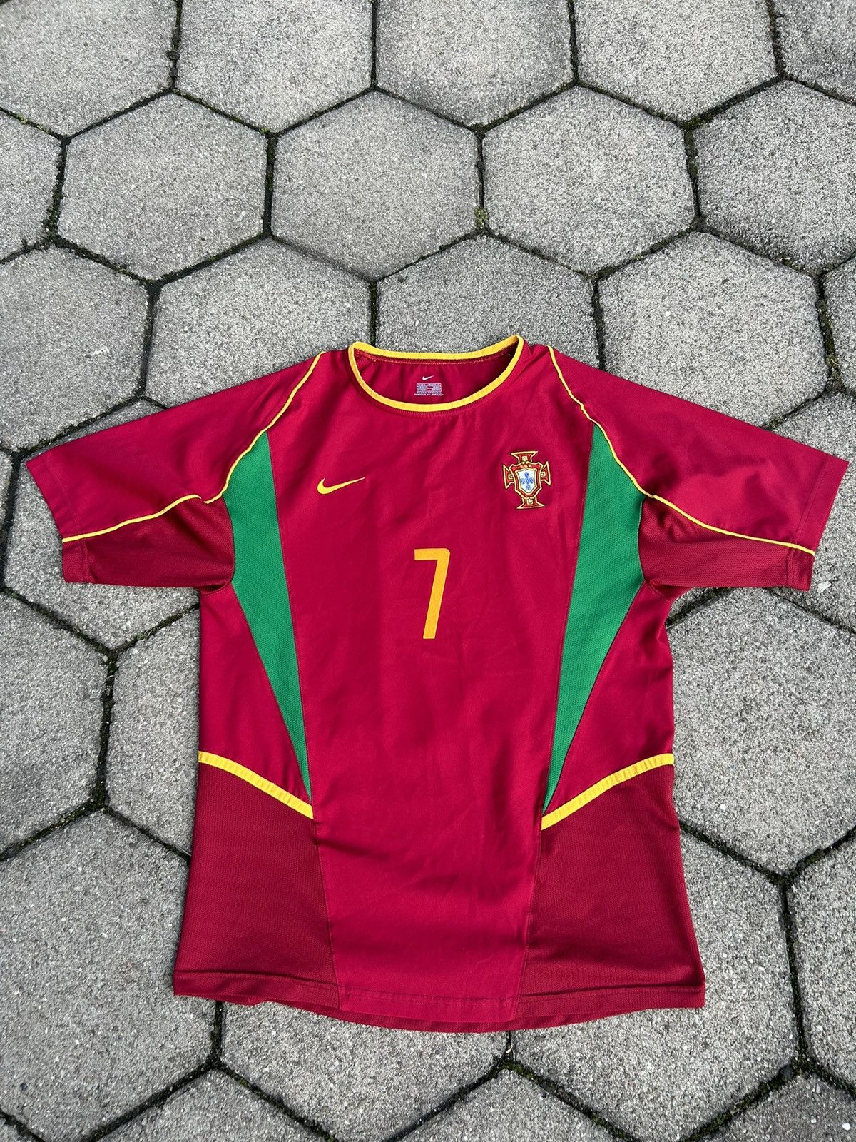 Nike Vintage Nike Portugal Luis Figo Jersey Size US S / EU 44-46 / 1 - 1 Thumbnail