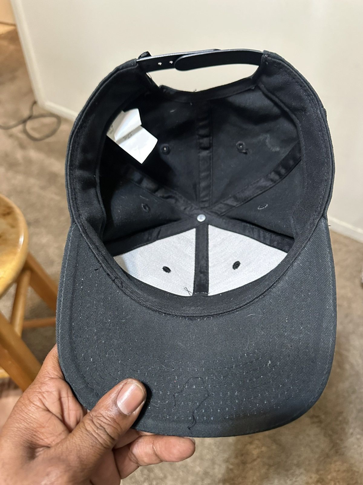 Vans × Vintage Vintage Vans skateboarding “triple black” hat 90s Size ONE SIZE - 6 Thumbnail