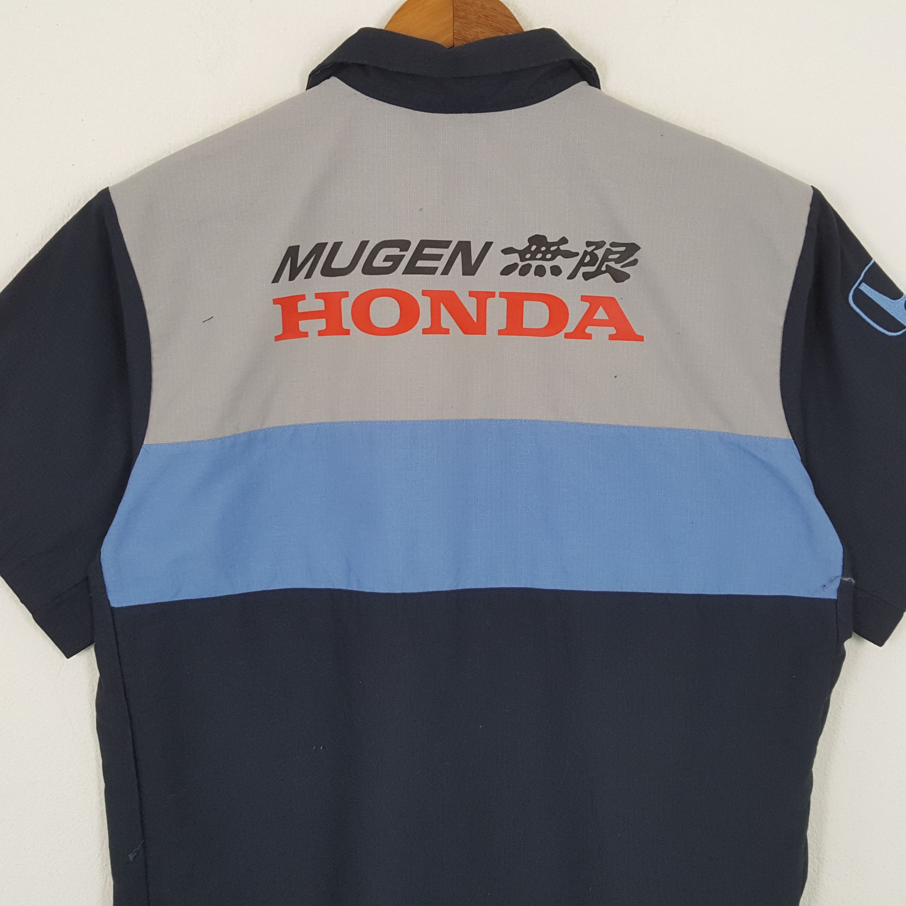 Honda × Vintage Vintage MUGEN HONDA Racing Team Custom Staff Shirts Size US XL / EU 56 / 4 - 2 Thumbnail