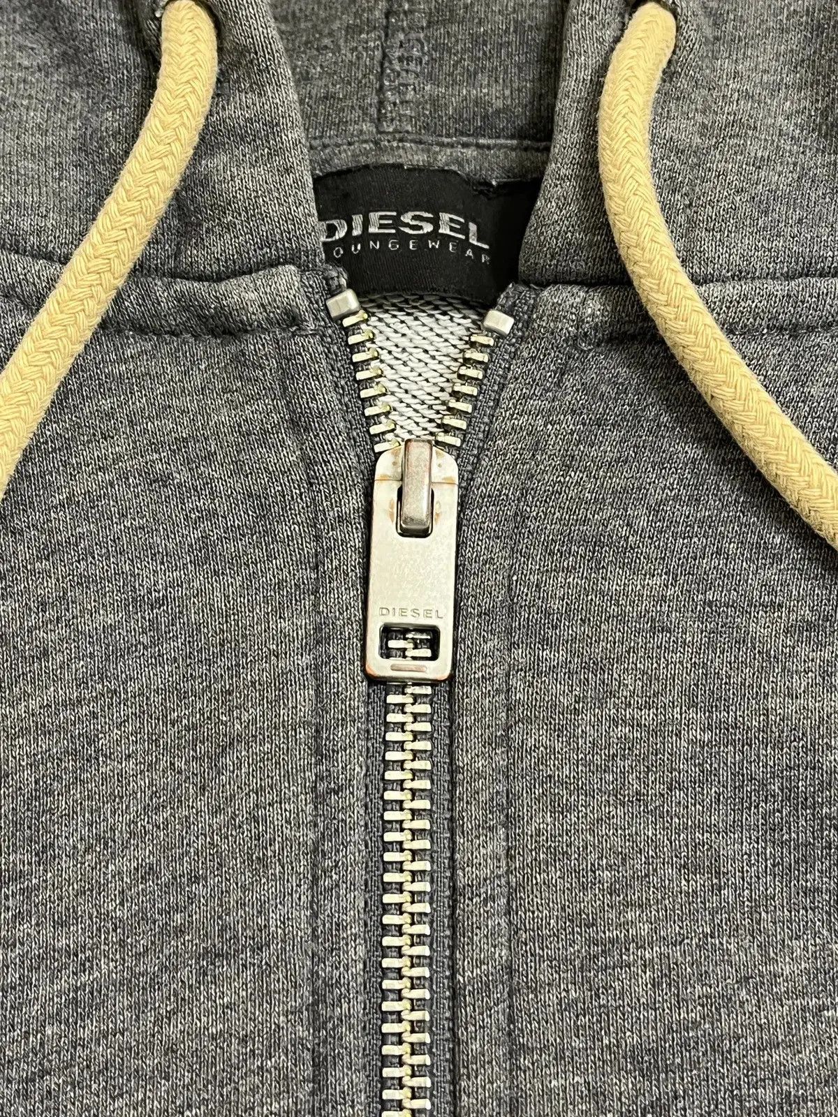 Diesel × Vintage Diesel Vintage Small Gray Zip Hoodie Size US S / EU 44-46 / 1 - 3 Thumbnail