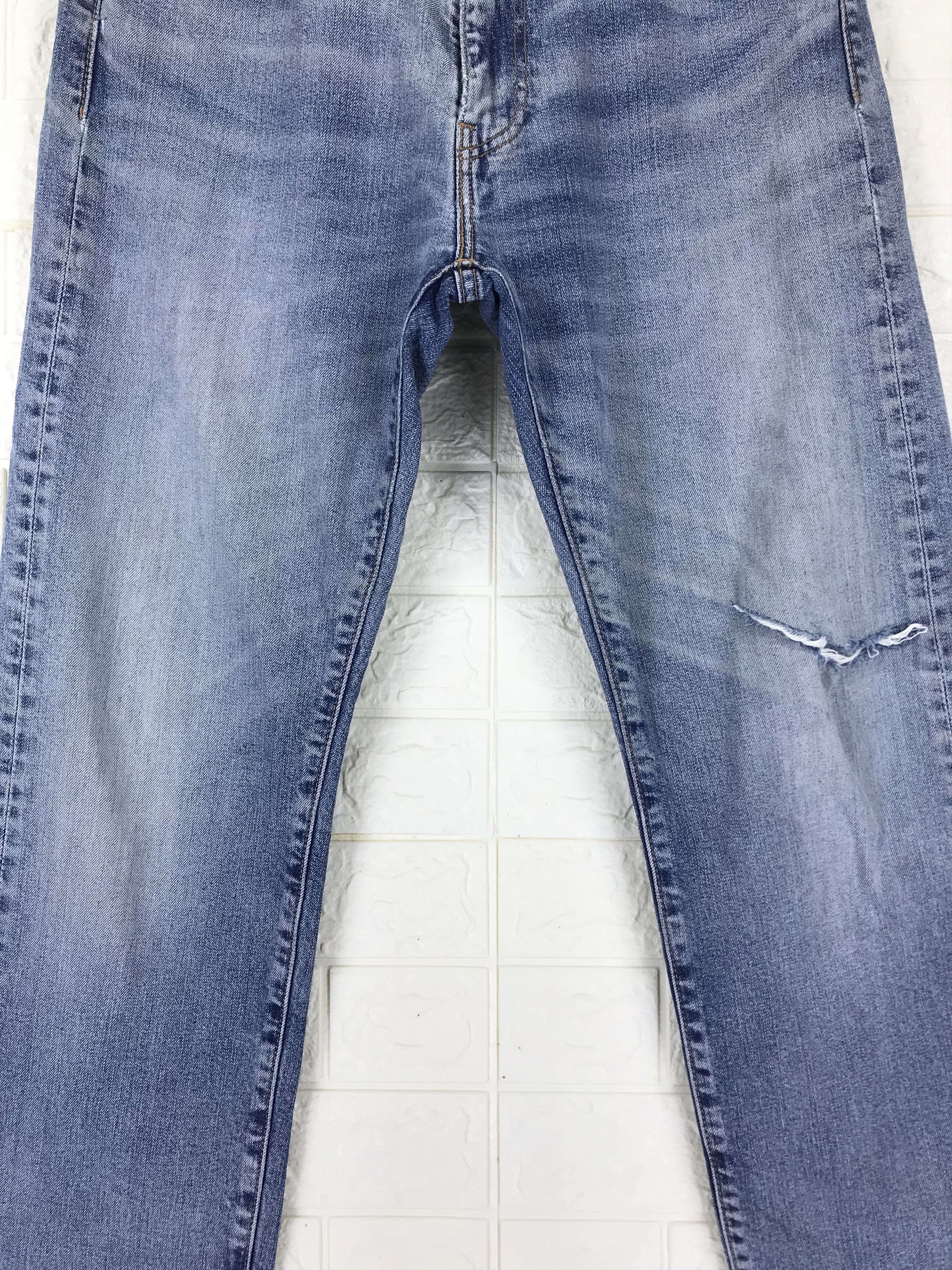 Levi's Vintage Levi's 505 Faded Blue Jeans Distressed Denim Size US 33 - 3 Thumbnail
