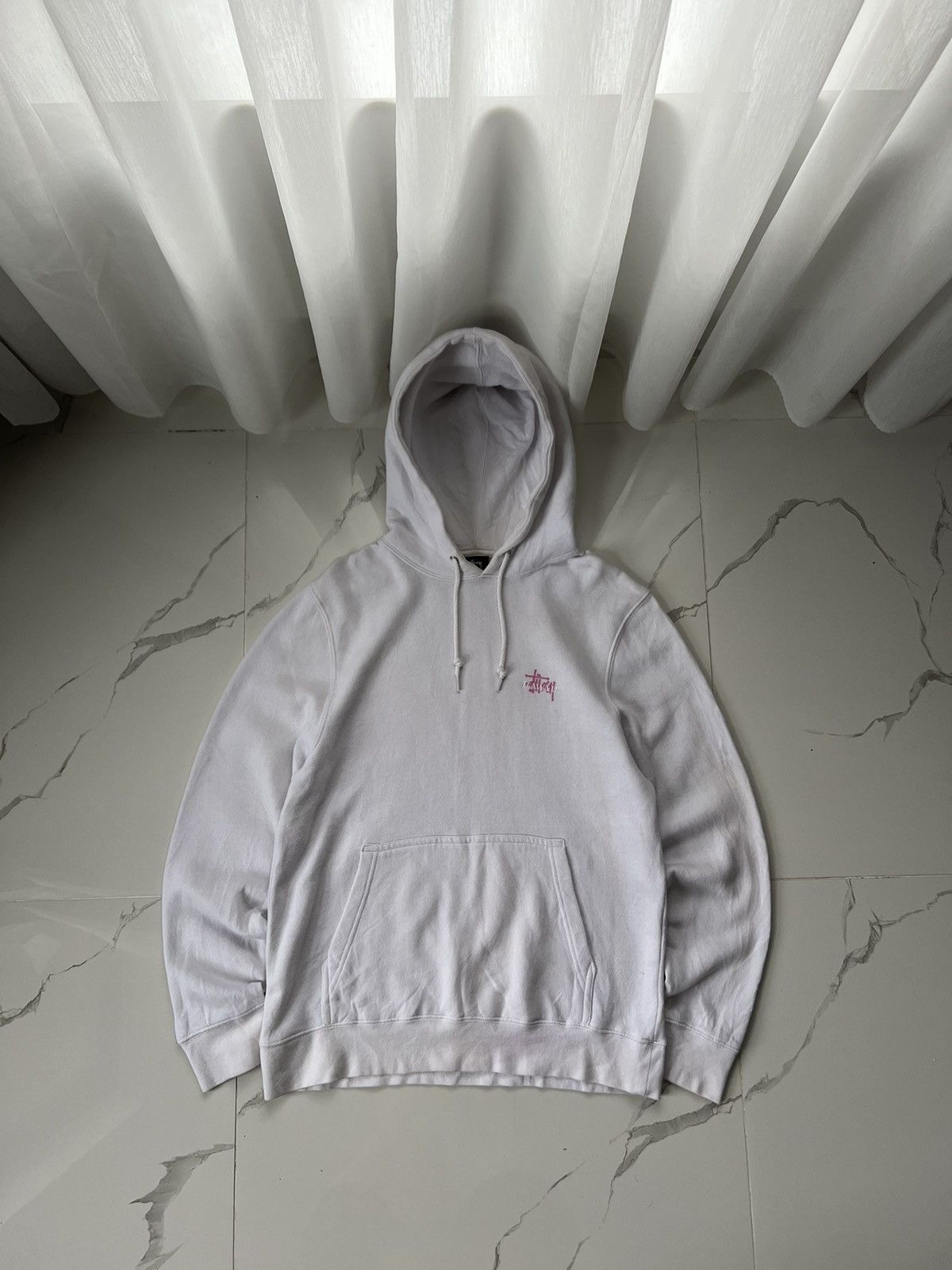Stussy × Vintage 90's STUSSY HAWAII Y2K SMALL LOGO HOODIE RARE RETRO Size US S / EU 44-46 / 1 - 1 Thumbnail