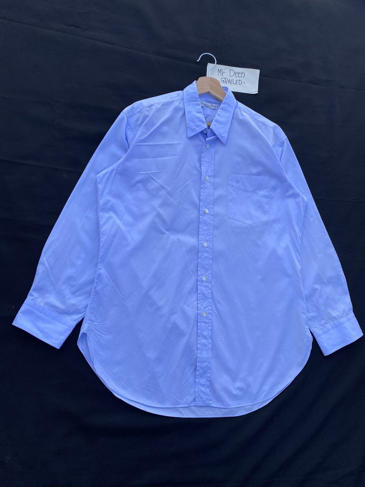 Christian Dior Monsieur Rare Vintage 90s Christian Dior Longsleeve Buttons Shirt Size US L / EU 52-54 / 3 - 2 Thumbnail