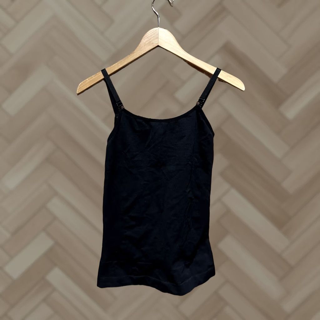 Vintage Empetua by Shapermint Cami Womens XL Black Scoop Neck Sleeveless Size XL / US 12-14 / IT 48-50 - 1 Thumbnail