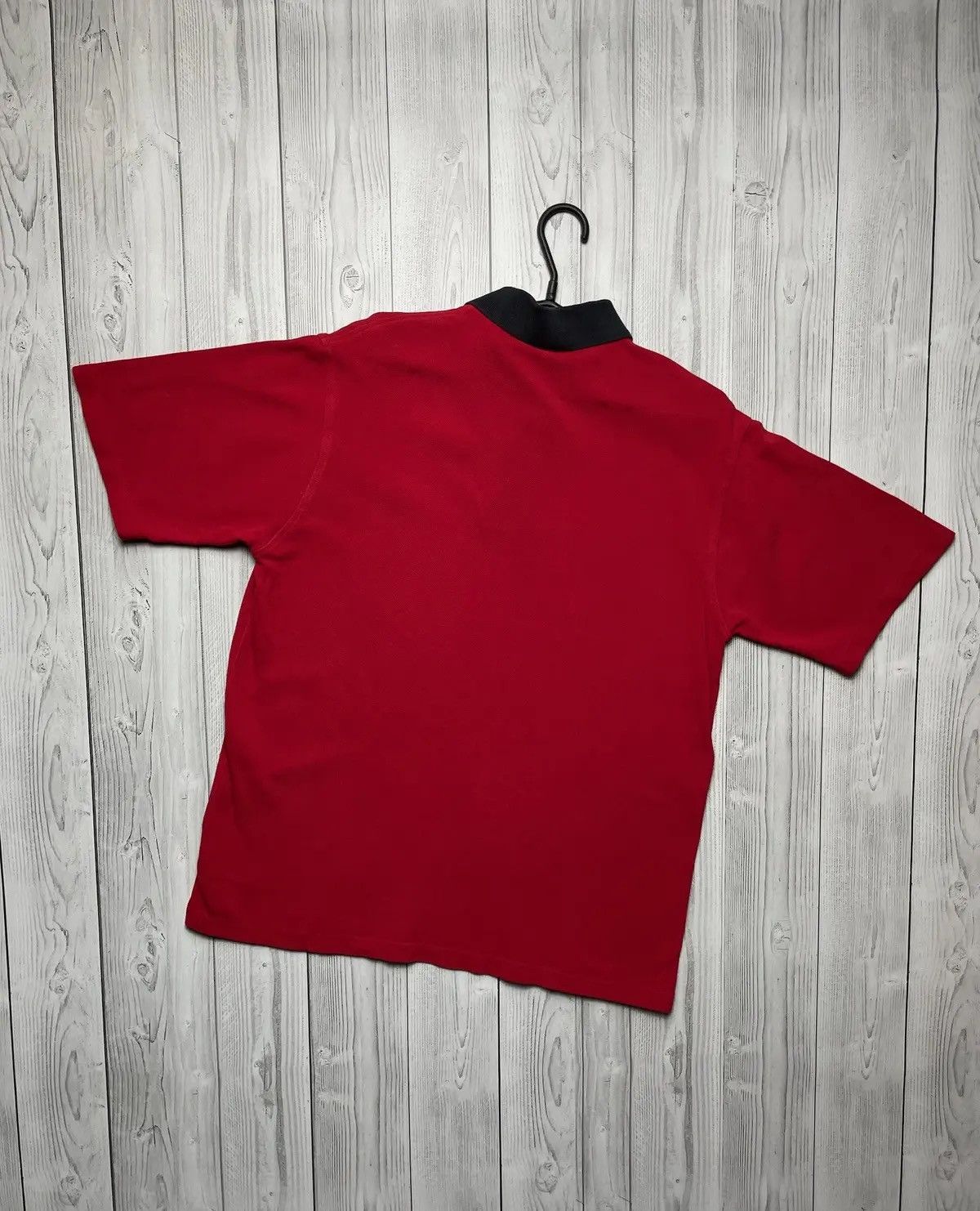 Burberry × Vintage Vintage Burberry polo plaid red size M logo Size US M / EU 48-50 / 2 - 9 Thumbnail