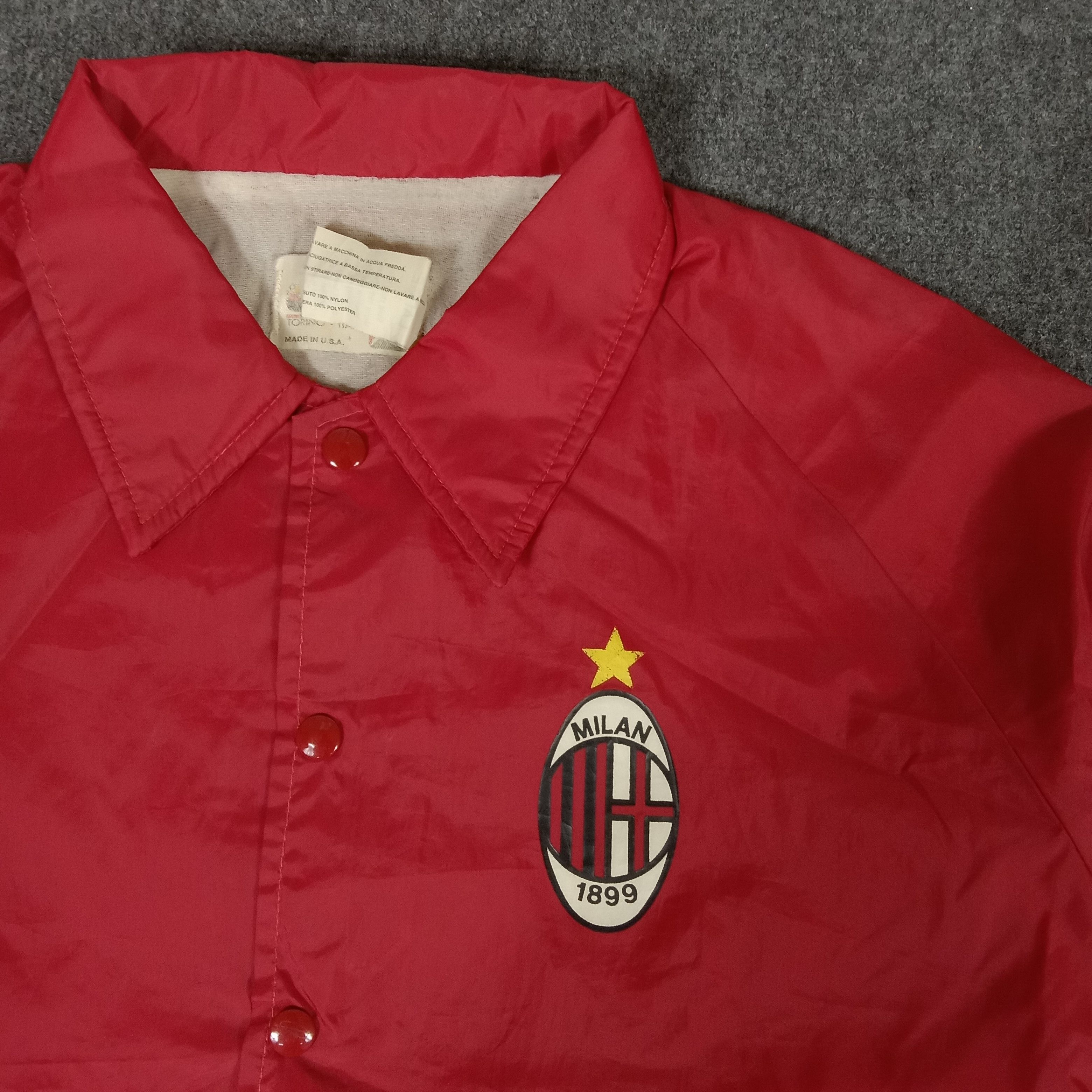 Vintage Inter Milan Football Club Windbreaker Jacket Size US L / EU 52-54 / 3 - 2 Thumbnail