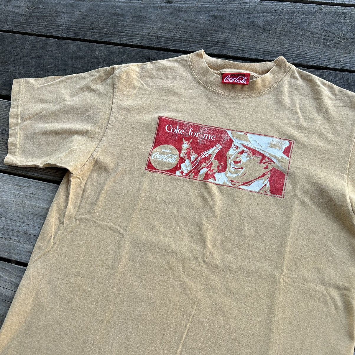Coca Cola Vintage Coca Cola Coke Soda Drink Cowboy Promo T Shirt Size US M / EU 48-50 / 2 - 2 Thumbnail