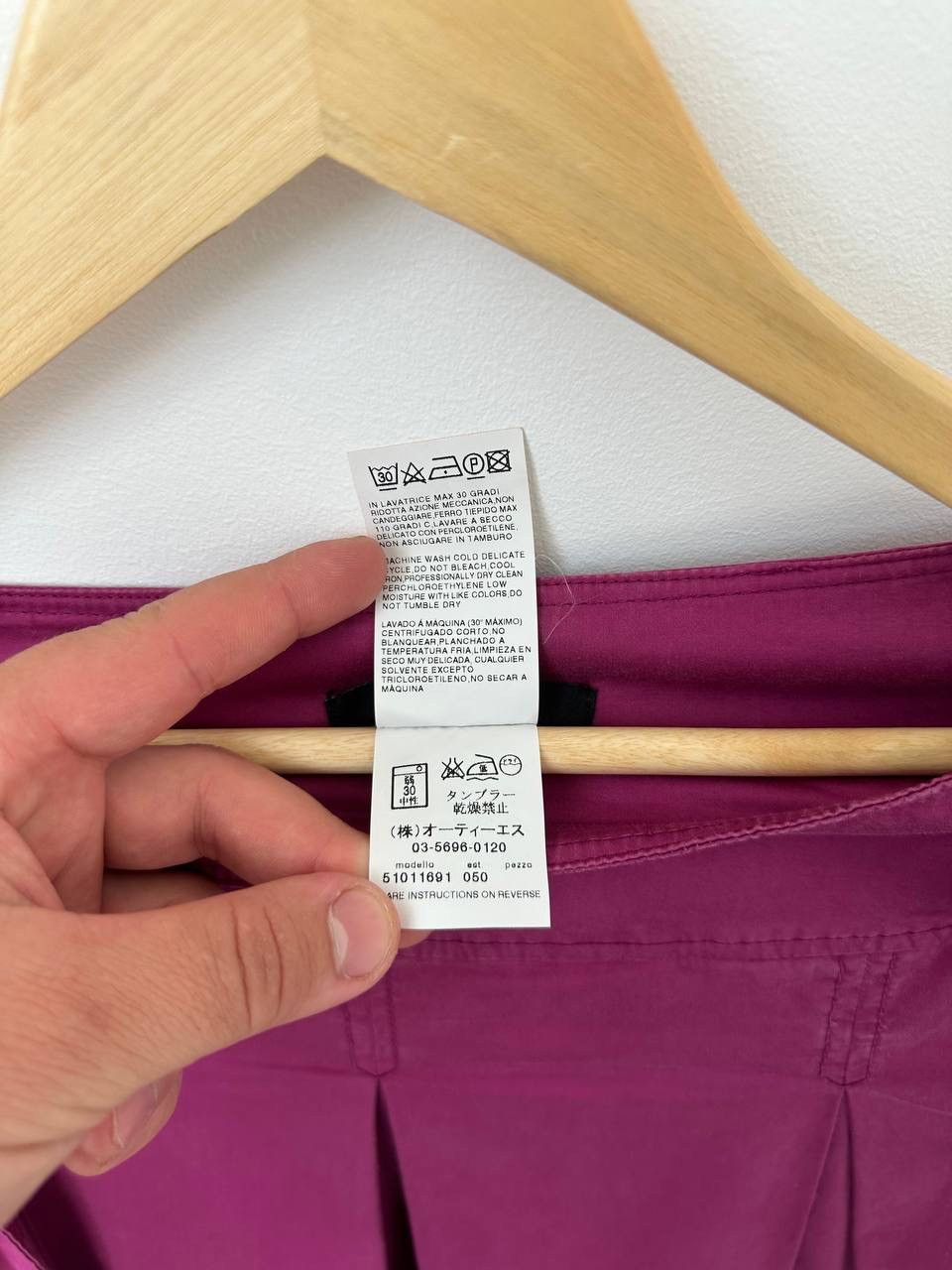 Max Mara × Vintage Vintage Max Mara Pink Mini Skirt Size 30" / US 8 / IT 44 - 9 Thumbnail