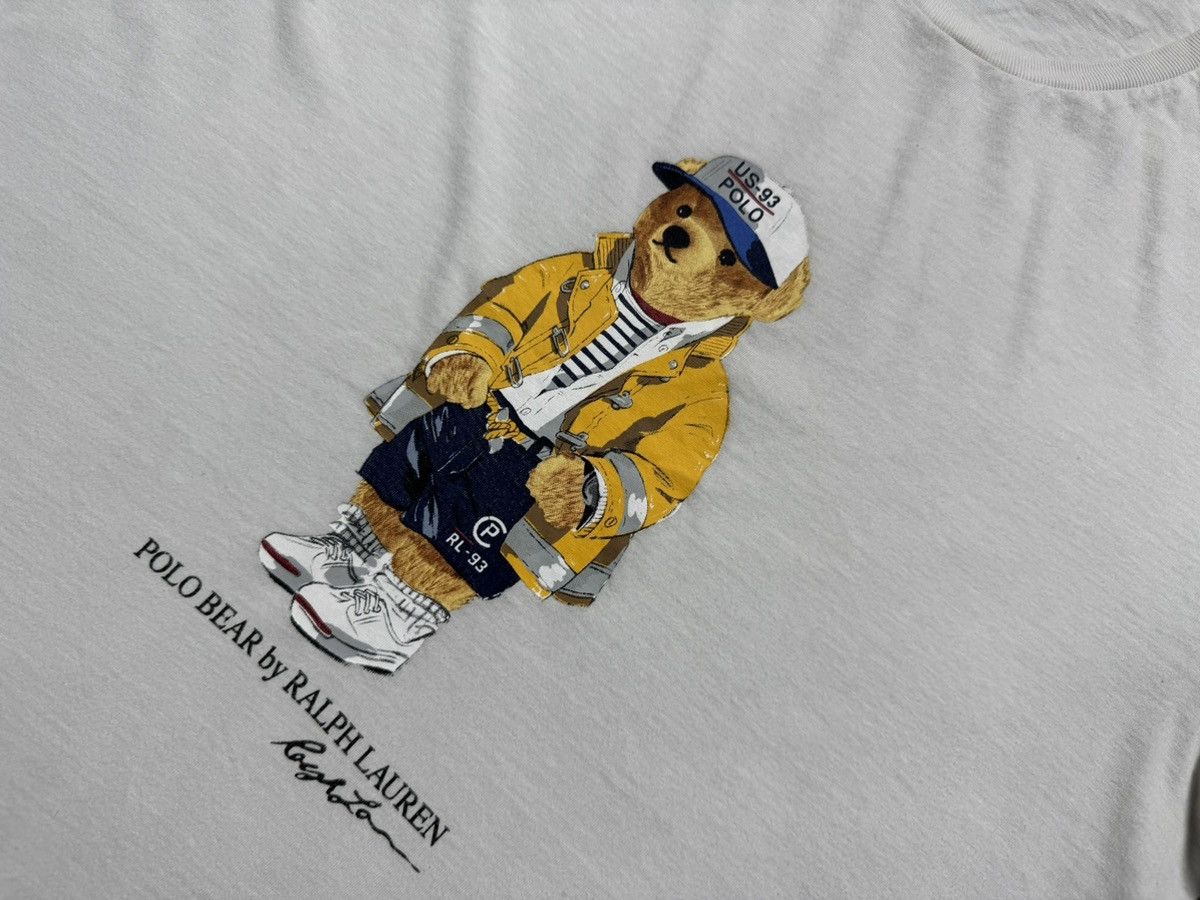 Polo Ralph Lauren Polo Ralph Lauren Bear T-Shirt Big Logo Size M White Luxury Size US M / EU 48-50 / 2 - 4 Thumbnail