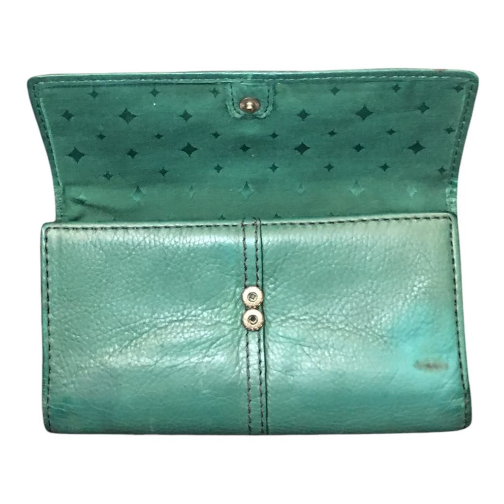Fossil Fossil Maddox Leather Wallet Pebble Turquoise TrifoldKeyhole Size ONE SIZE - 9 Thumbnail