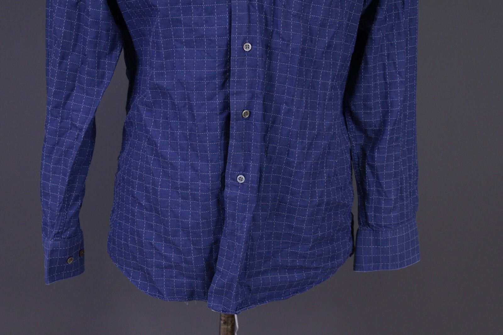 Christian Dior Monsieur Christian Dior Blue Check Dress Shirt Size 39 / 15 1/2 Size US M / EU 48-50 / 2 - 3 Thumbnail