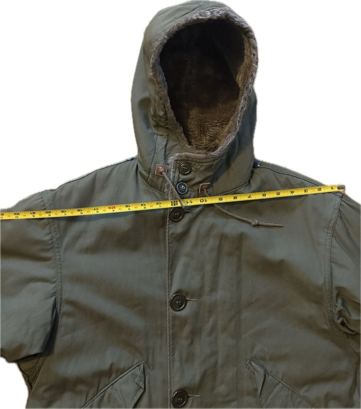 Buzz Rickson's Rare M1945 winter parka WW2 alpaca lined belted dated 1945 Size US S / EU 44-46 / 1 - 10 Thumbnail