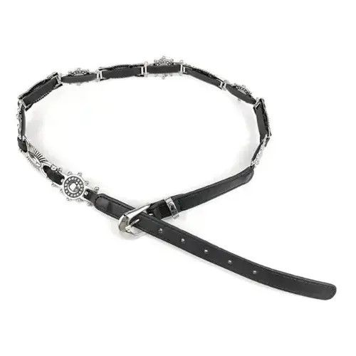 Japanese Brand Outdoor punk rock multi pendant pu leather belt Size ONE SIZE - 3 Thumbnail