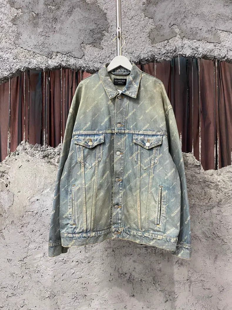 Balenciaga Balenciaga Denim Jacket Coat Size US XS / EU 42 / 0 - 1 Thumbnail