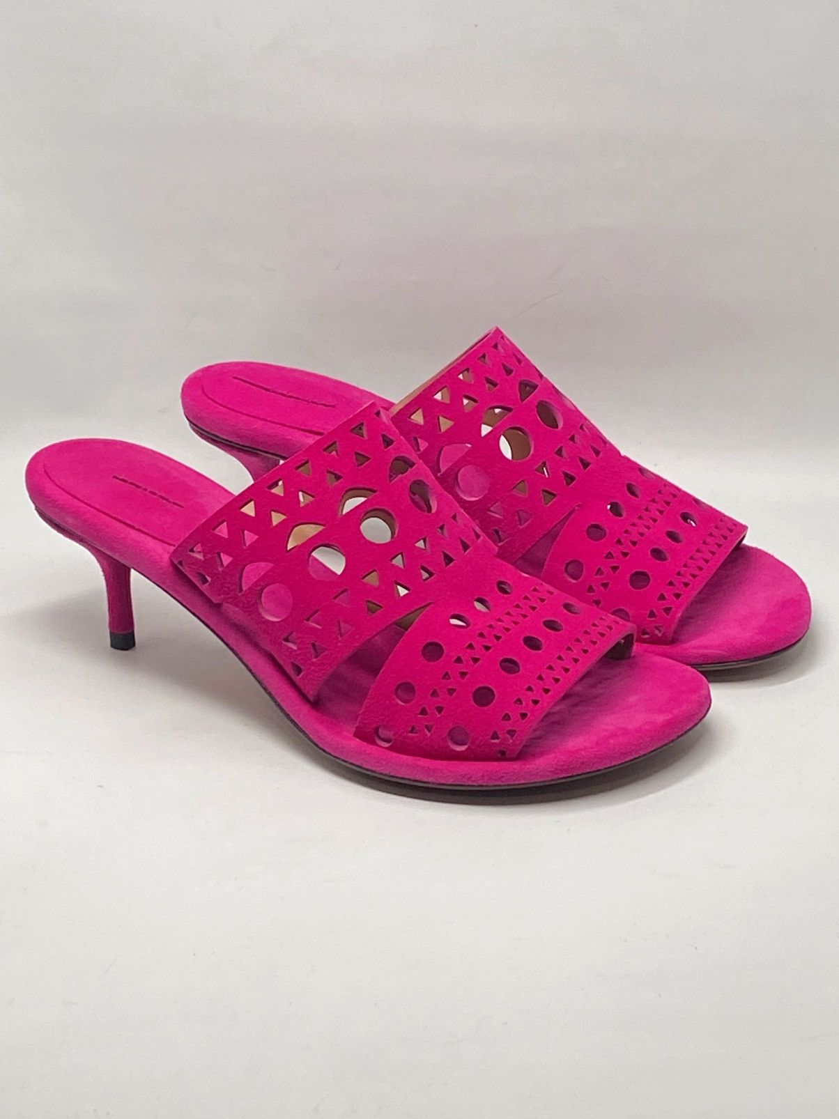 Alaia Alaia 55MM Perforated Leather Mules size 38 Size US 8 / IT 38 - 1 Thumbnail