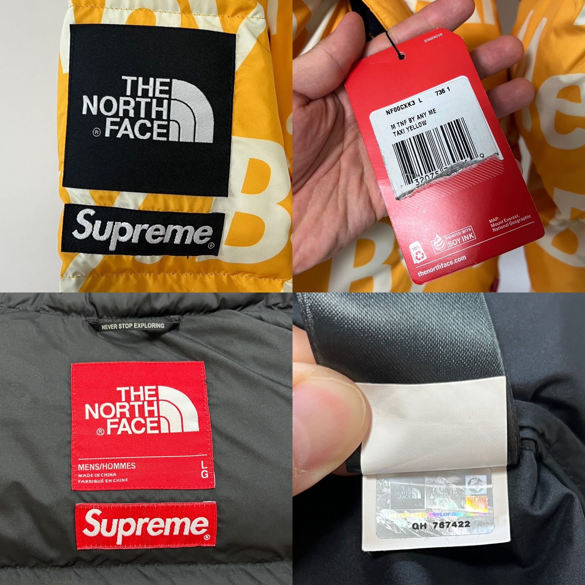 Supreme × The North Face Supreme The North Face FW15 "By Any Means Necessary" Nuptse Size US L / EU 52-54 / 3 - 8 Thumbnail