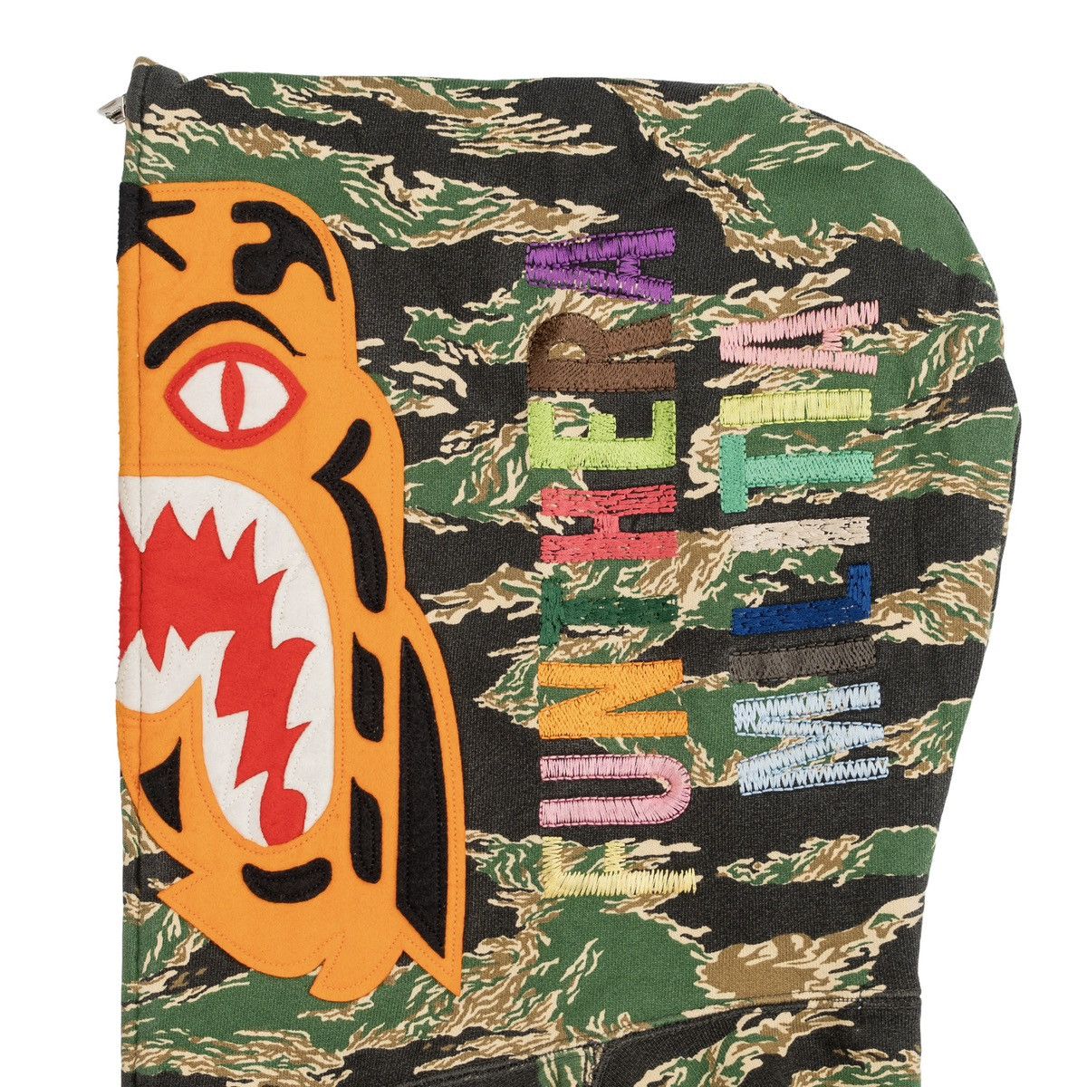 Bape Tiger Full Zip Hooded Sweatshirt 1st Camo Green Size US L / EU 52-54 / 3 - 4 Thumbnail