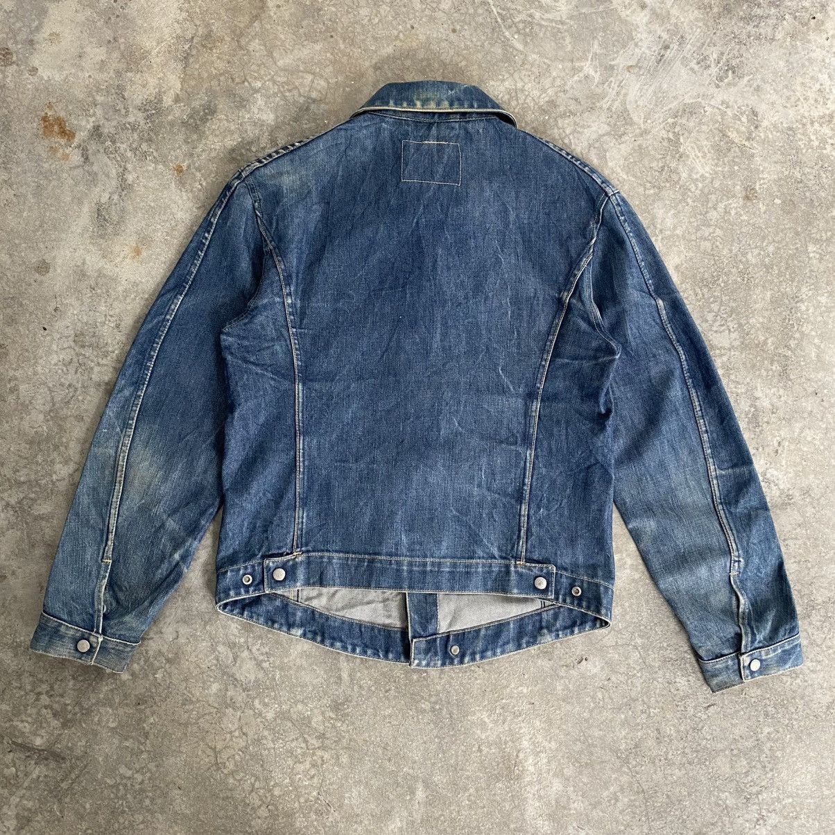 Levi's Vintage 2000’s Levis Engineered Faded Honeycomb Denim Jacket Size US M / EU 48-50 / 2 - 9 Thumbnail