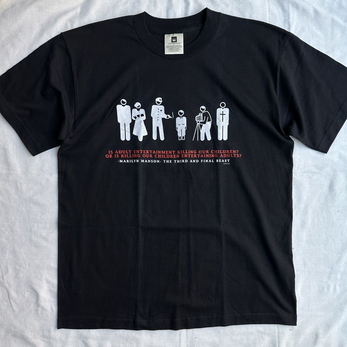 Band Tees Vintage Marilyn Manson Size US L / EU 52-54 / 3 - 1 Thumbnail