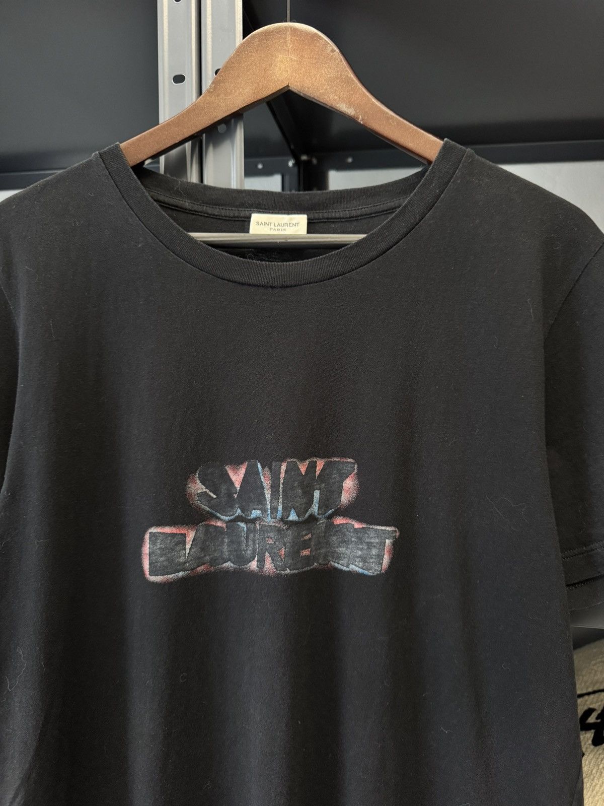 Saint Laurent Paris Saint Laurent Paris Logo T-shirt Size US S / EU 44-46 / 1 - 2 Thumbnail