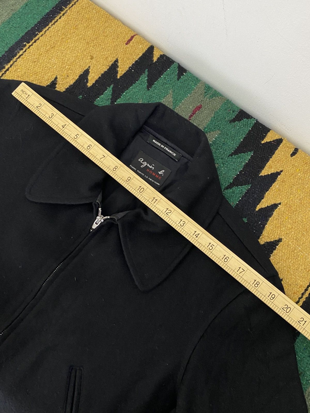 agnes b. Agnes b Homme Vintage Wool Collar Jacket France Size US L / EU 52-54 / 3 - 6 Thumbnail