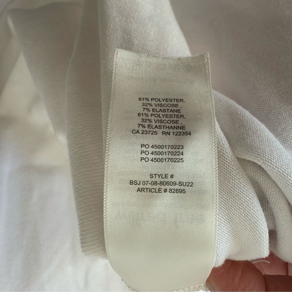 Aritzia Wilfred White Mini Dress Size XS / US 0-2 / IT 36-38 - 6 Thumbnail