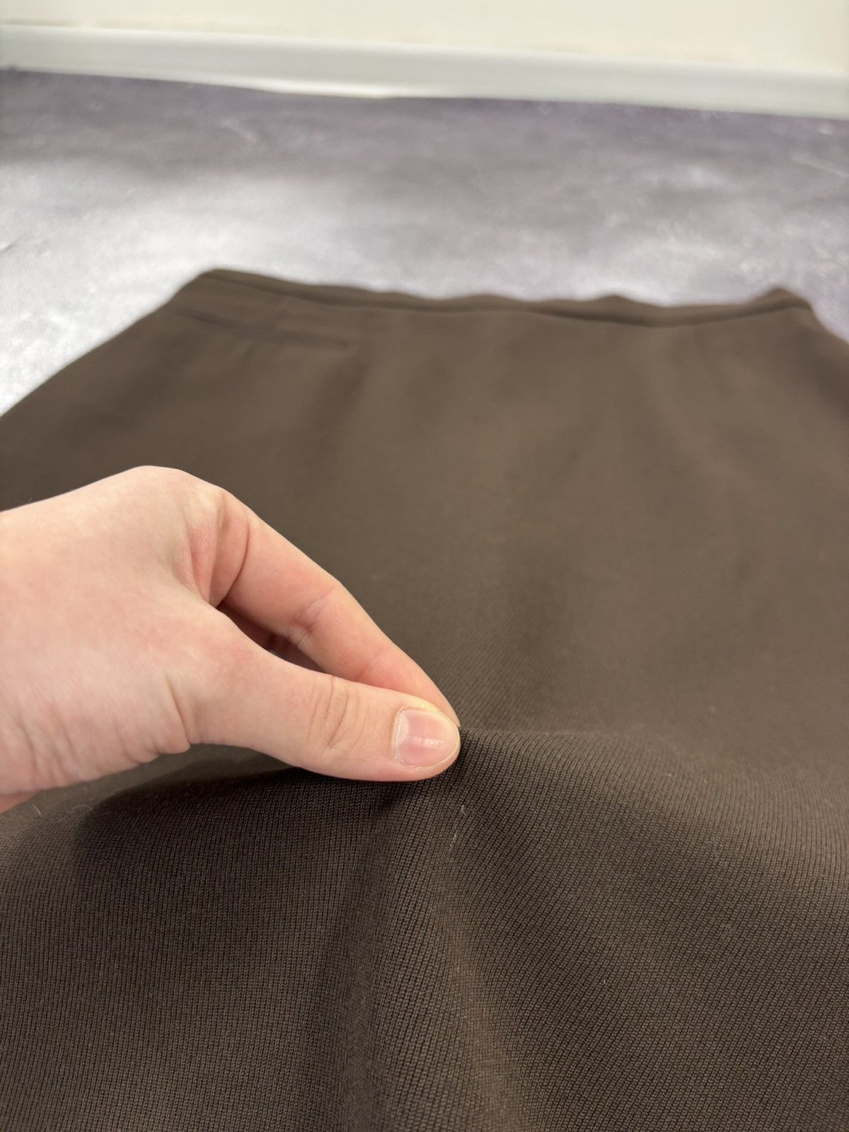 Max Mara Max Mara Women’s Brown Tailored Wool Straight Skirt Size 34" / US 12 / IT 48 - 10 Thumbnail