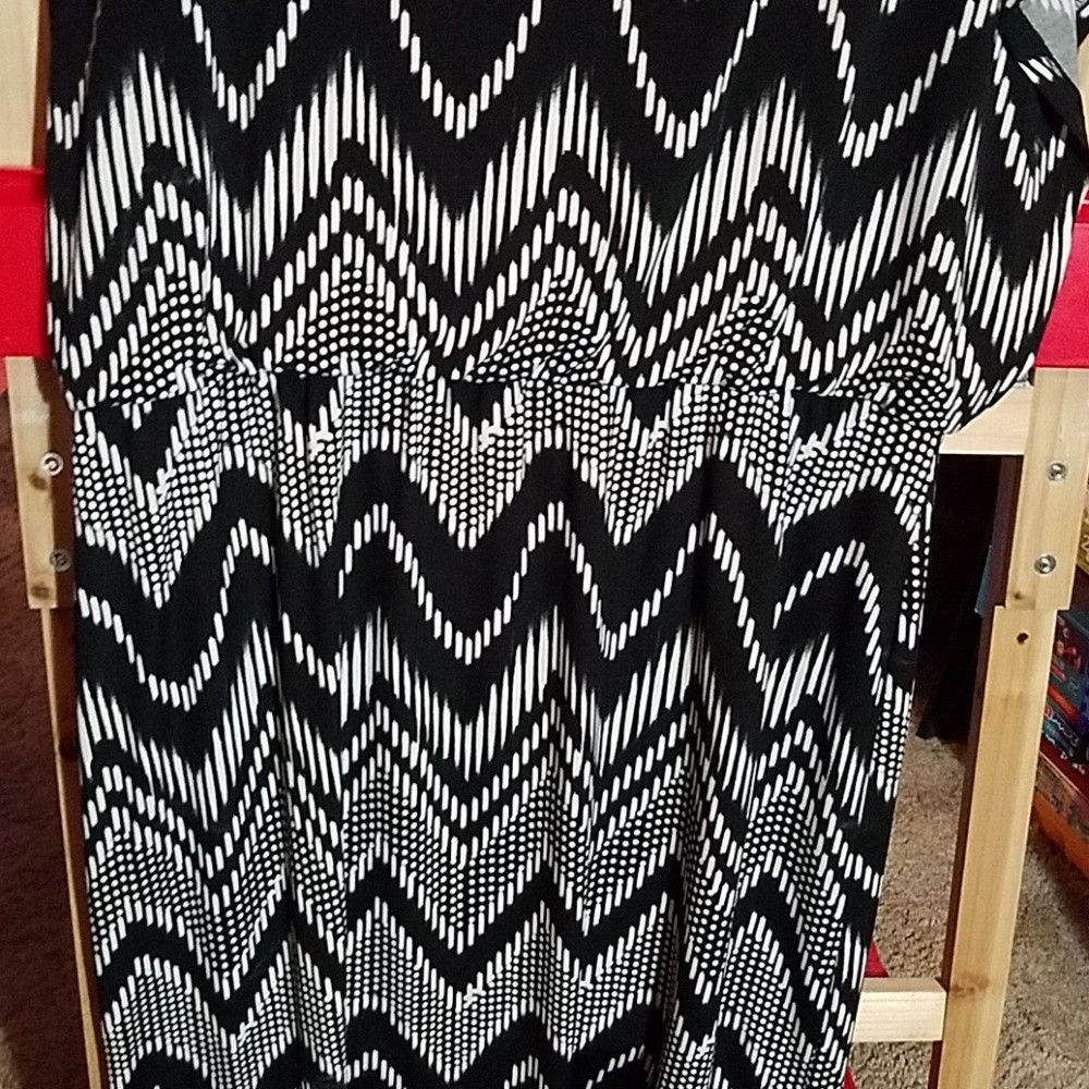 Other Connected Apparel 16 Black & White Dress Size XXL / US 16-18 / IT 52-54 - 3 Thumbnail