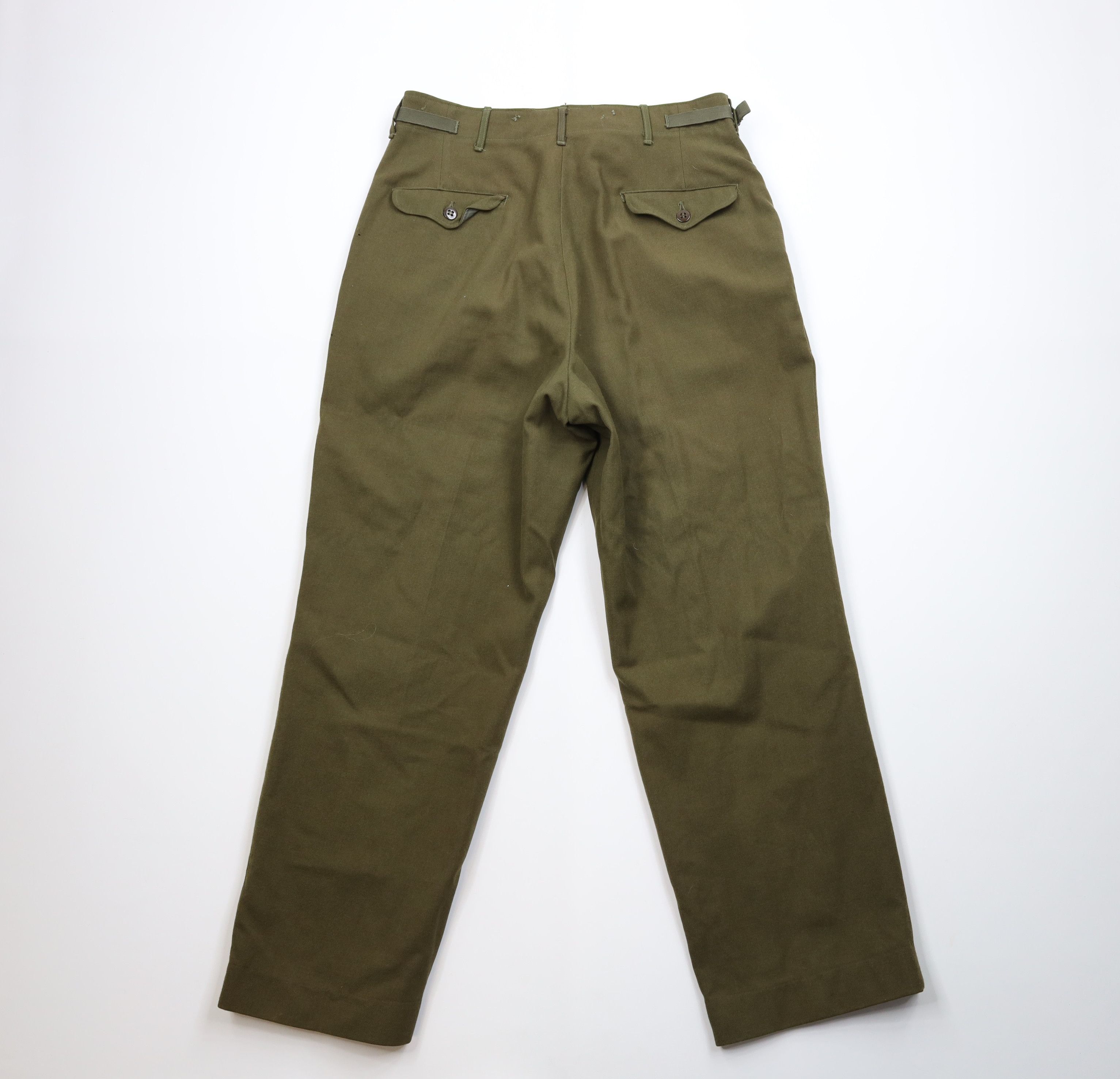 Vintage Vintage 50s Korean War Wool M1951 Field Trousers Pants USA Size US 34 / EU 50 - 11 Thumbnail