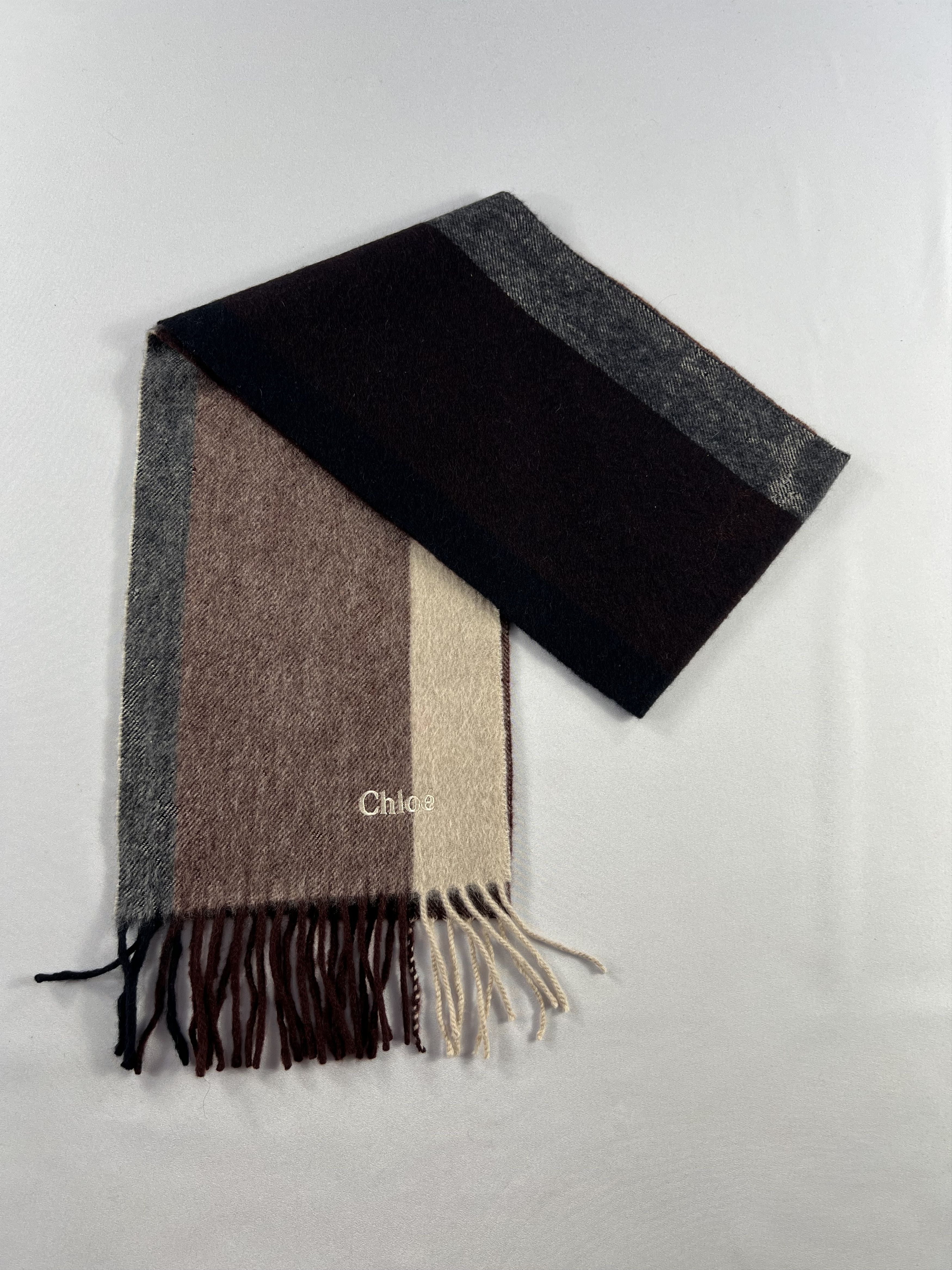 Chloe Chloe Cashmere Scarf / Muffler / Neckwear P971 Size ONE SIZE - 7 Thumbnail