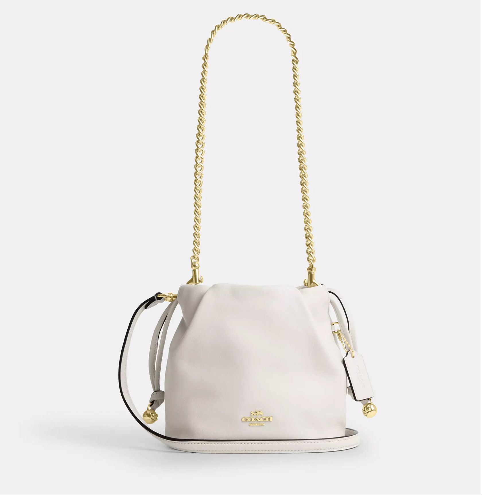 Coach Faye Mini Drawstring Bag With Ruching CDB67 Size ONE SIZE - 9 Thumbnail