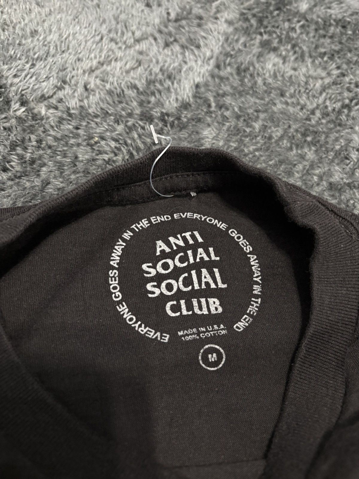 Anti Social Social Club Anti Social Social Club ASSC Thunder Big Logo Tee Size US M / EU 48-50 / 2 - 4 Thumbnail