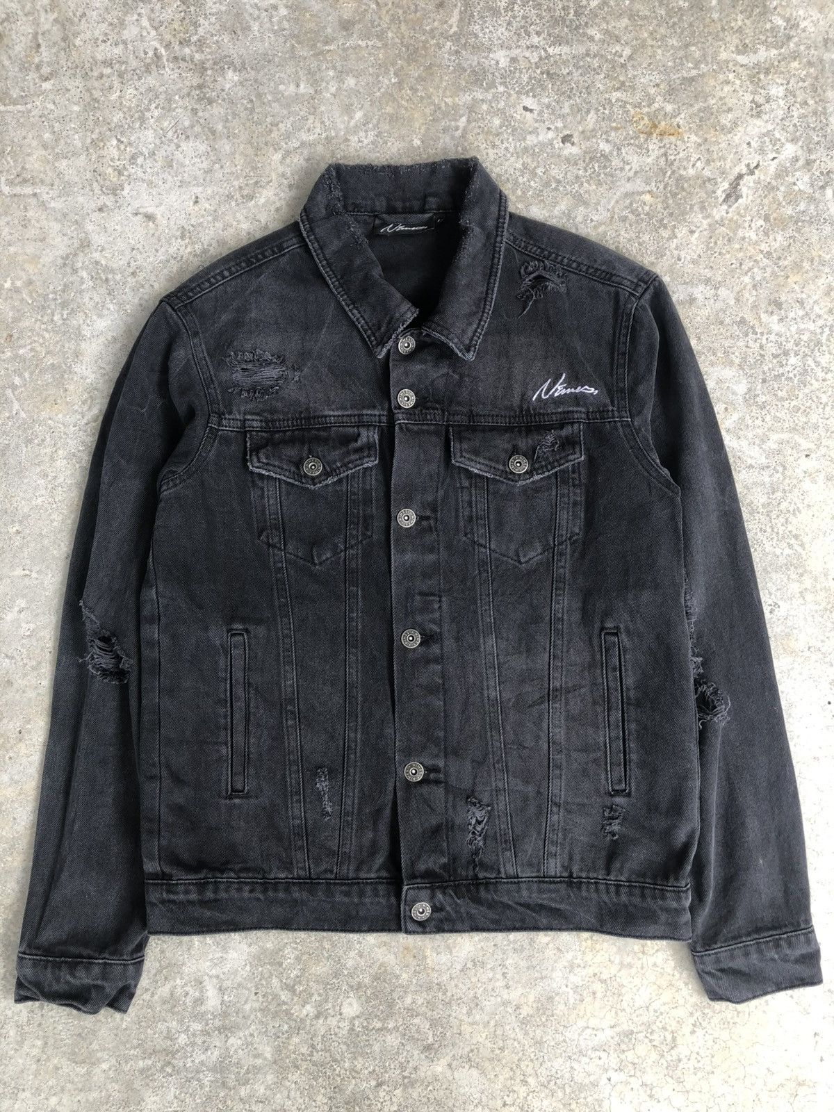 If Six Was Nine Japanese Nimes Patchwork Embroidered Denim Size US S / EU 44-46 / 1 - 1 Thumbnail