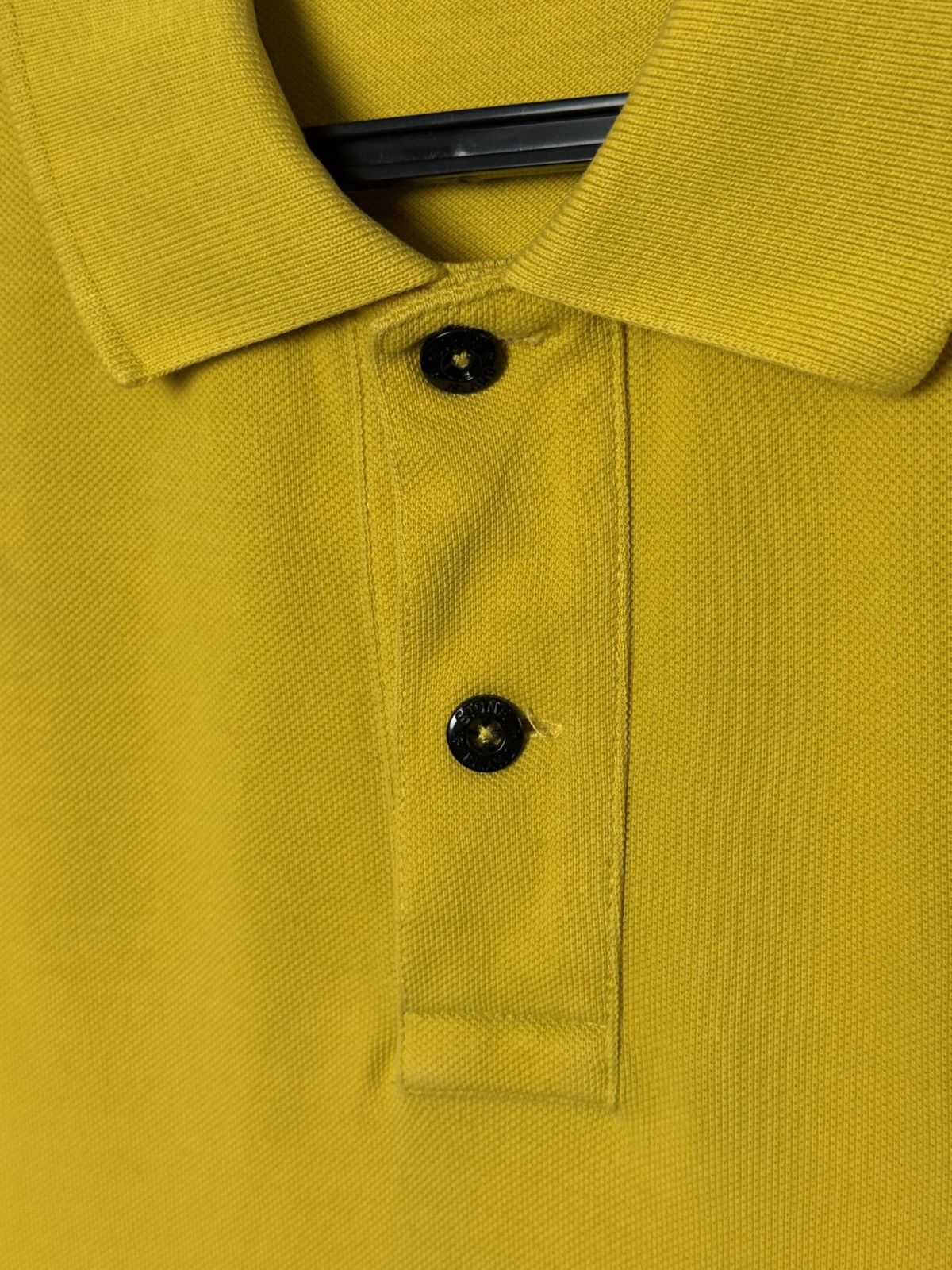 Stone Island Vintage Stone Island Patch Program Yellow Polo Shirt Size S Size US S / EU 44-46 / 1 - 5 Thumbnail